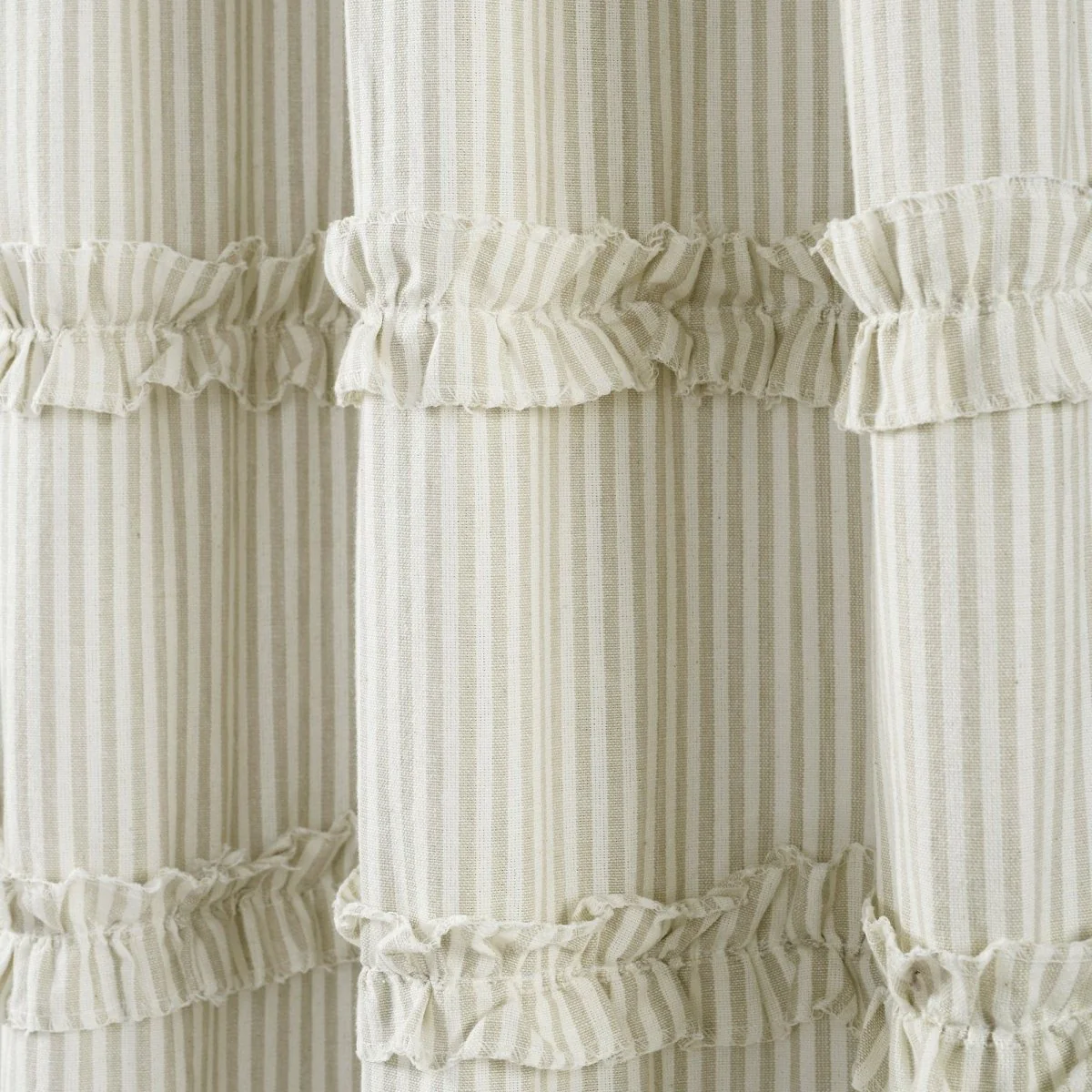 Vintage Stripe Yarn Dyed Window Curtain Panel Set - Image 16