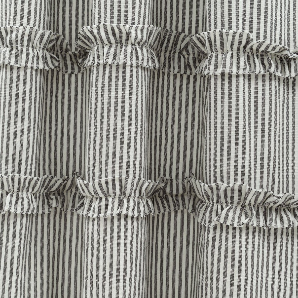Vintage Stripe Yarn Dyed Window Curtain Panel Set - Image 21