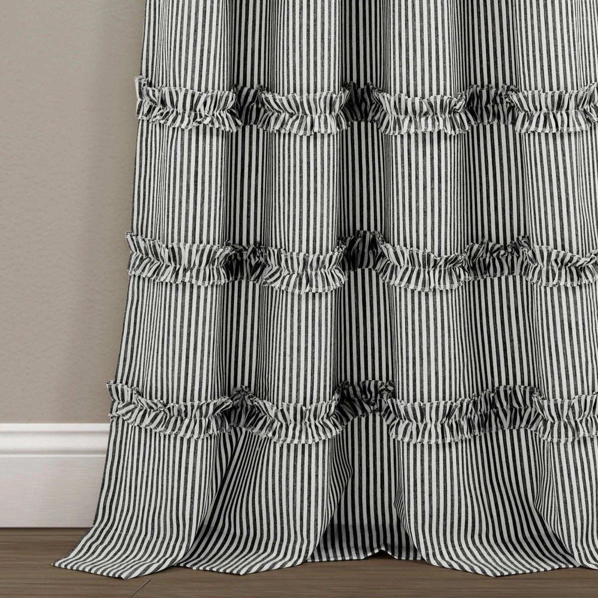 Vintage Stripe Yarn Dyed Window Curtain Panel Set - Image 30