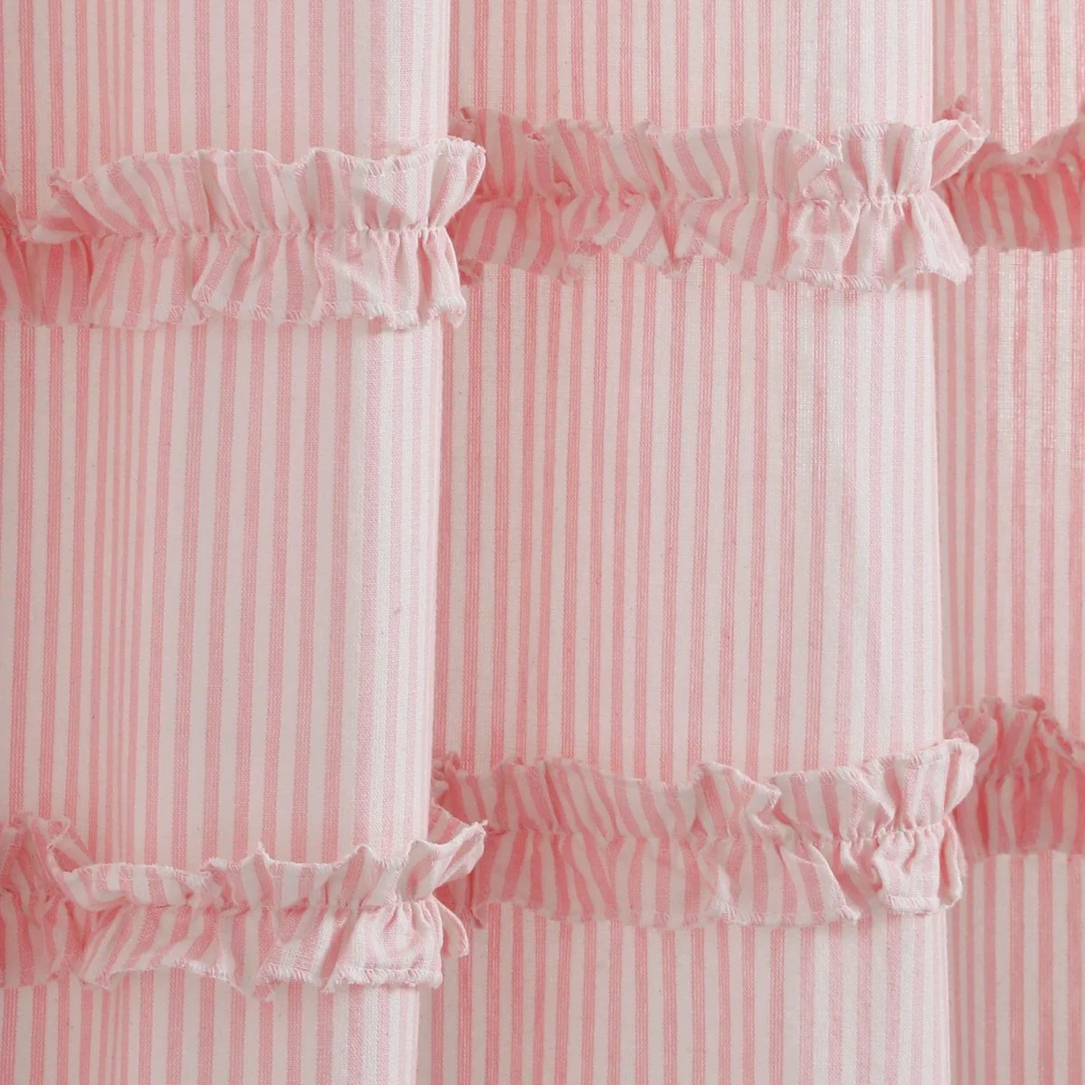 Vintage Stripe Yarn Dyed Window Curtain Panel Set - Image 35