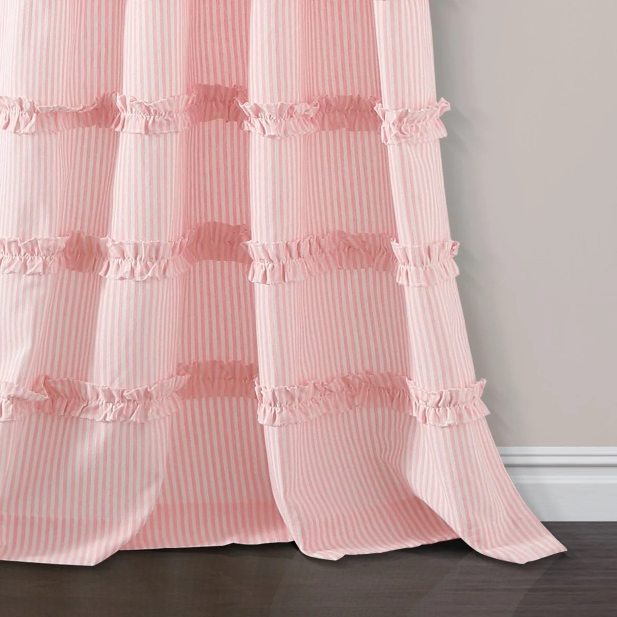Vintage Stripe Yarn Dyed Window Curtain Panel Set - Image 36