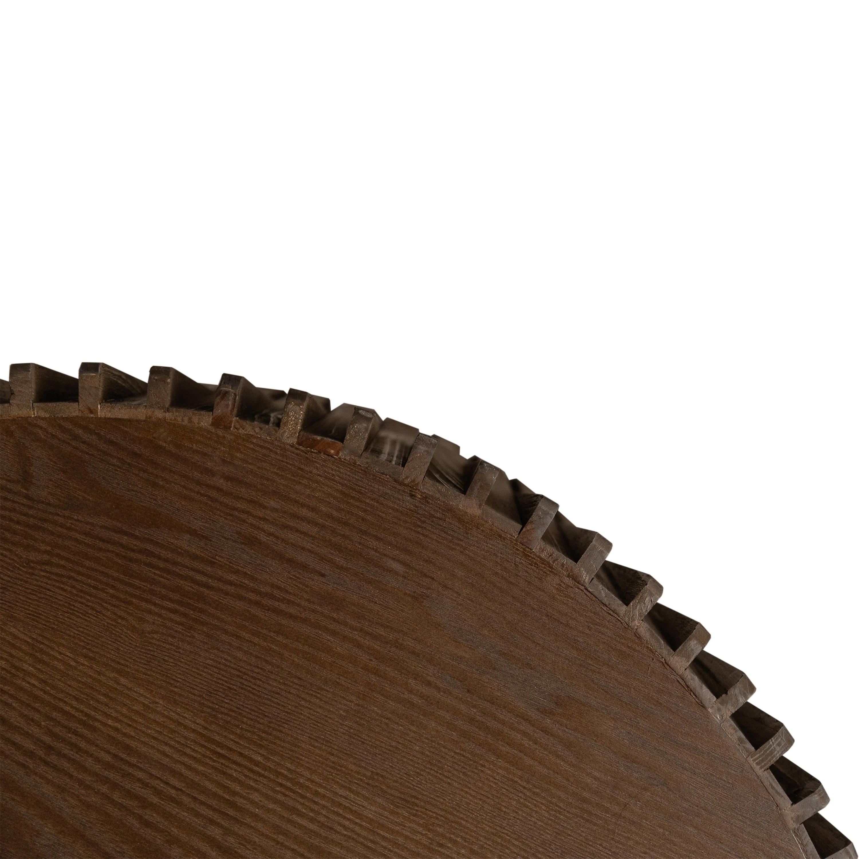 Vintage Style Cylindrical Nesting Coffee Table Set with Textured Embossed Design - Image 19