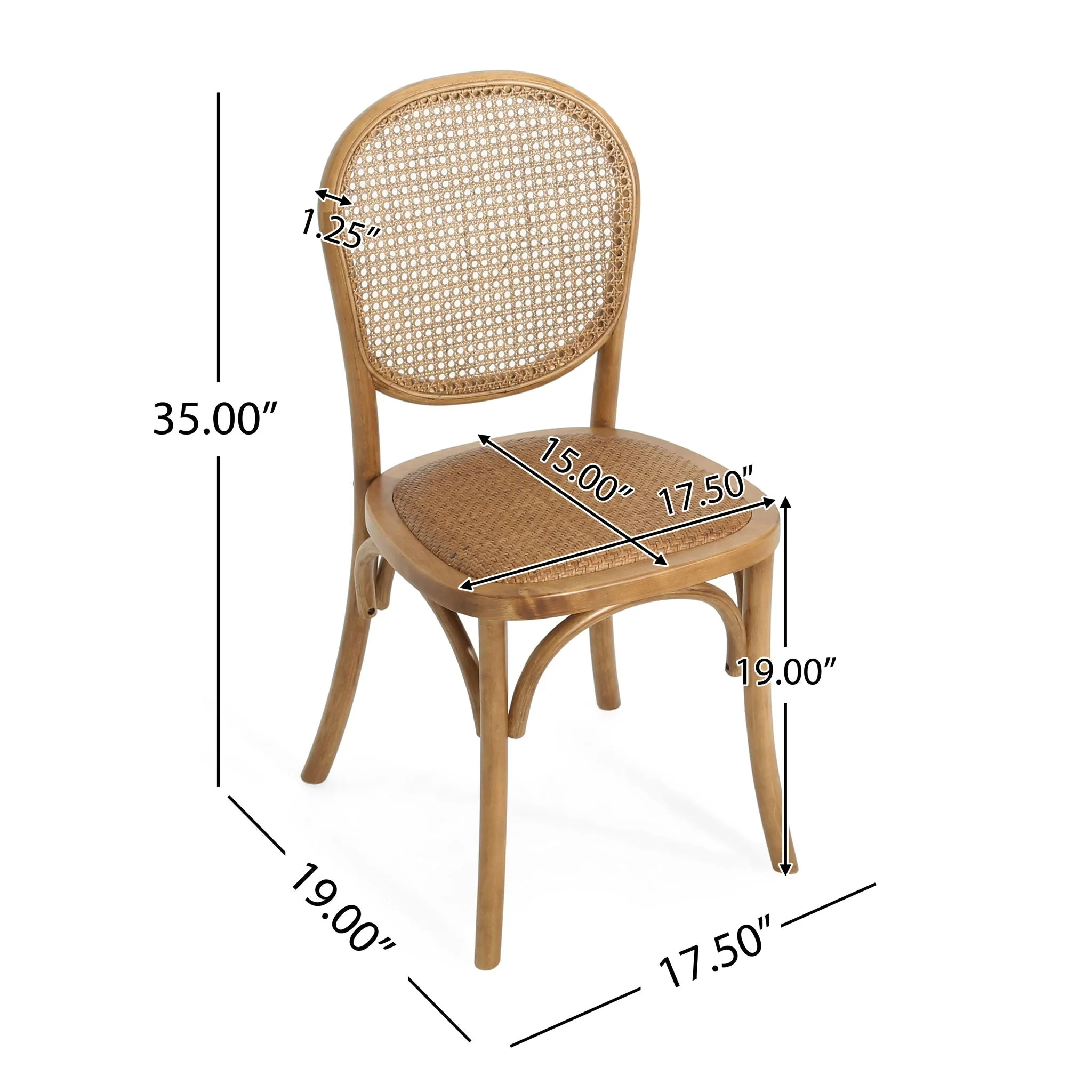 Vintage Style Dining Chairs (Set of 2) - Image 3