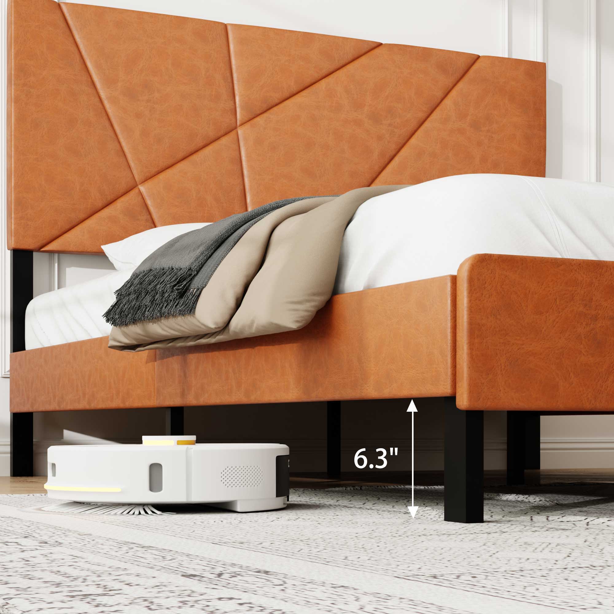 Vintage Under Bed Storage And Square Platform Design - Image 2