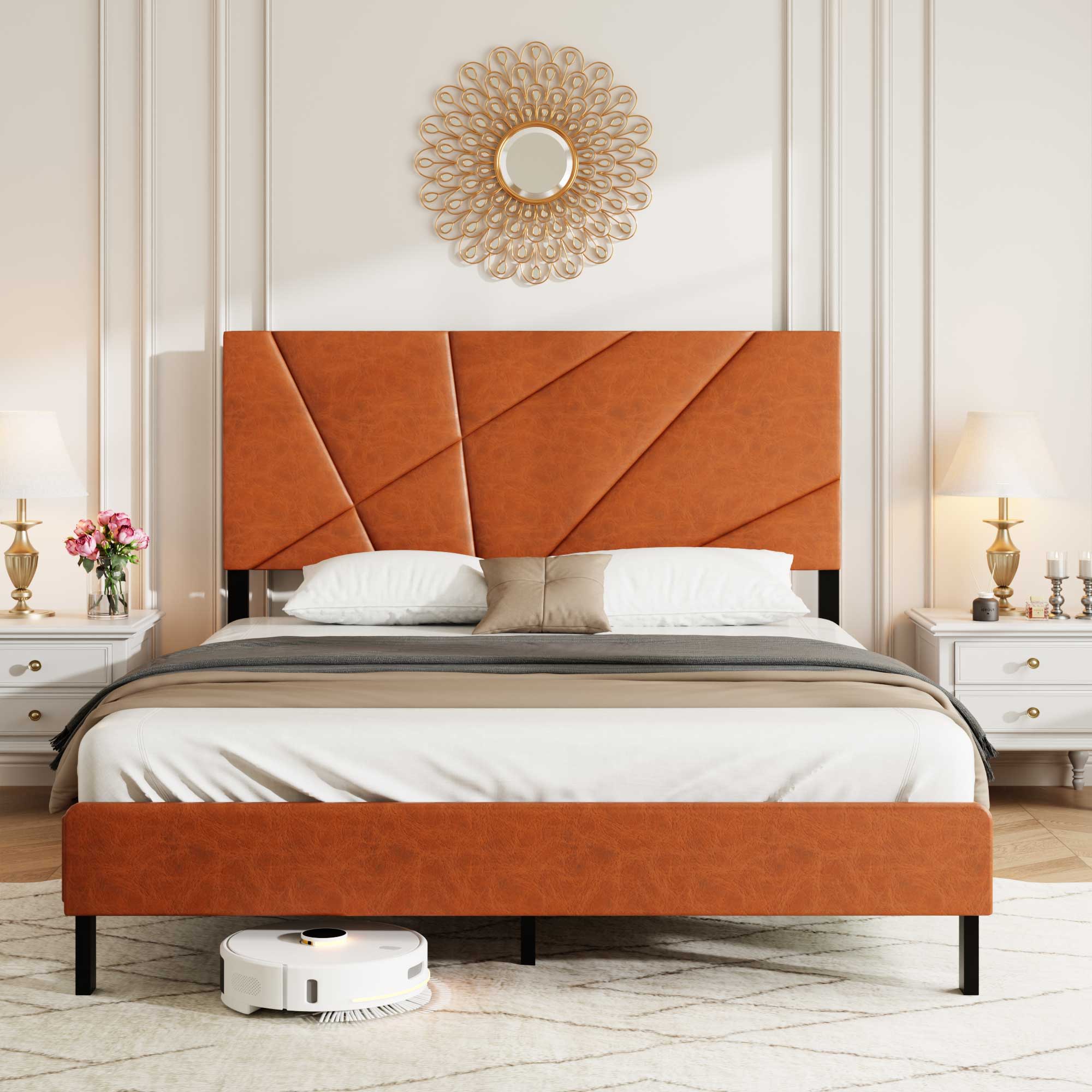 Vintage Under Bed Storage And Square Platform Design - Image 3