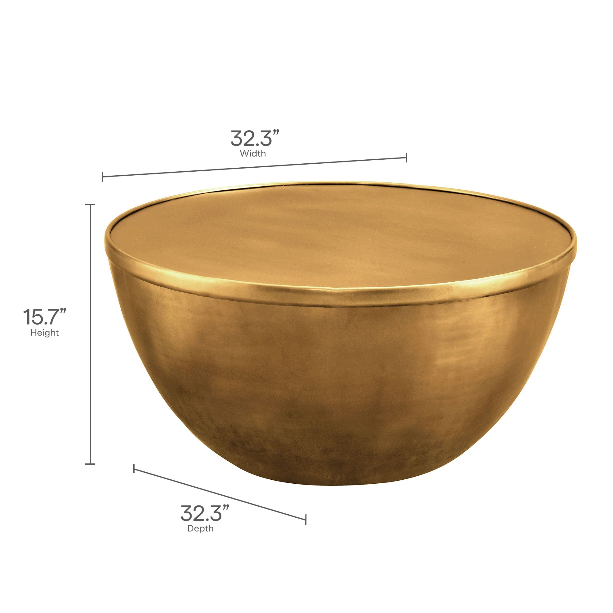 Viora 32 Inch Metal Storage Coffee Table by Modway - Image 3