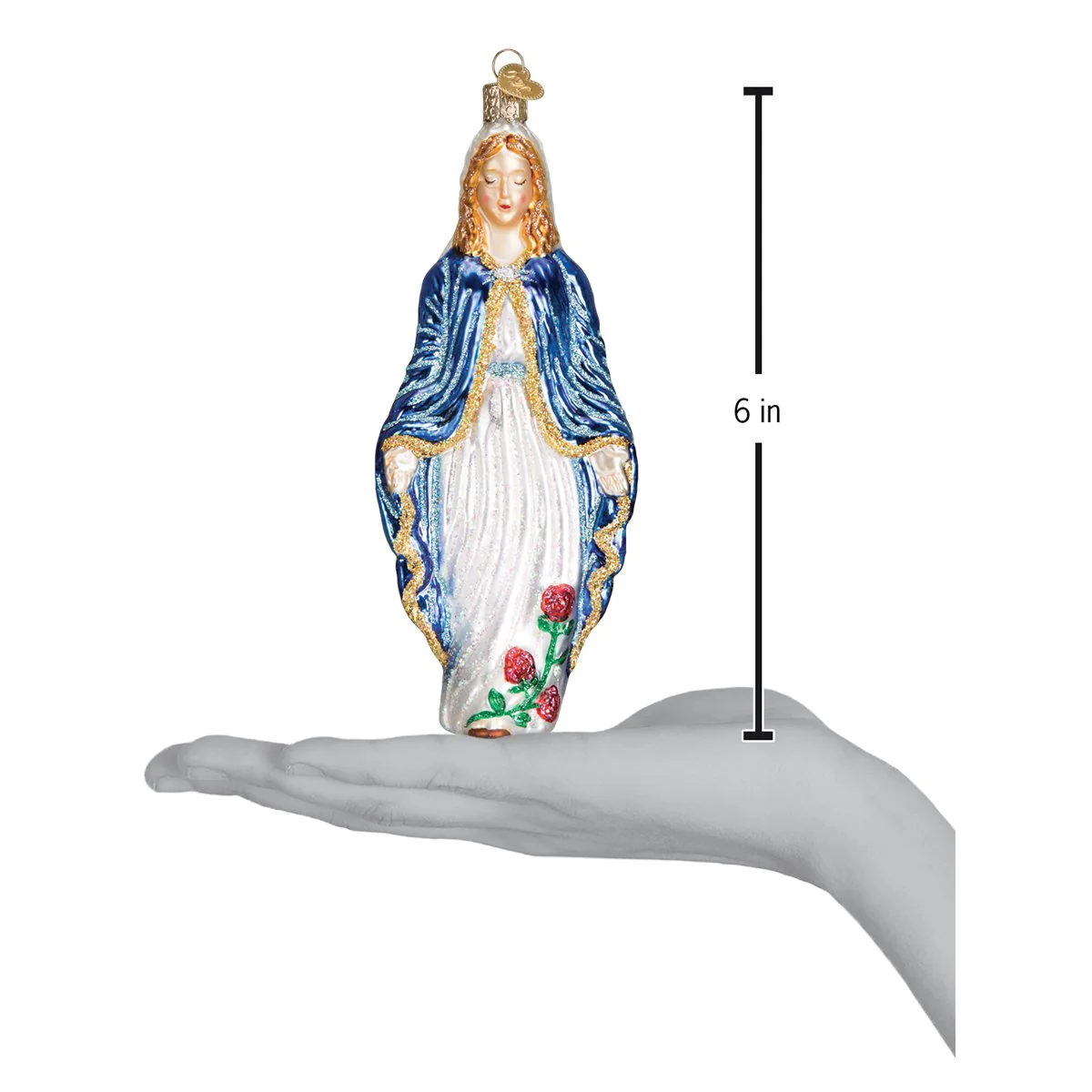 Virgin Mary Ornament - Image 6