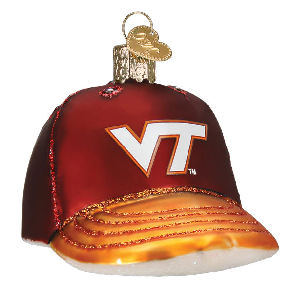 Virginia Tech Baseball Cap Ornament - Image 3