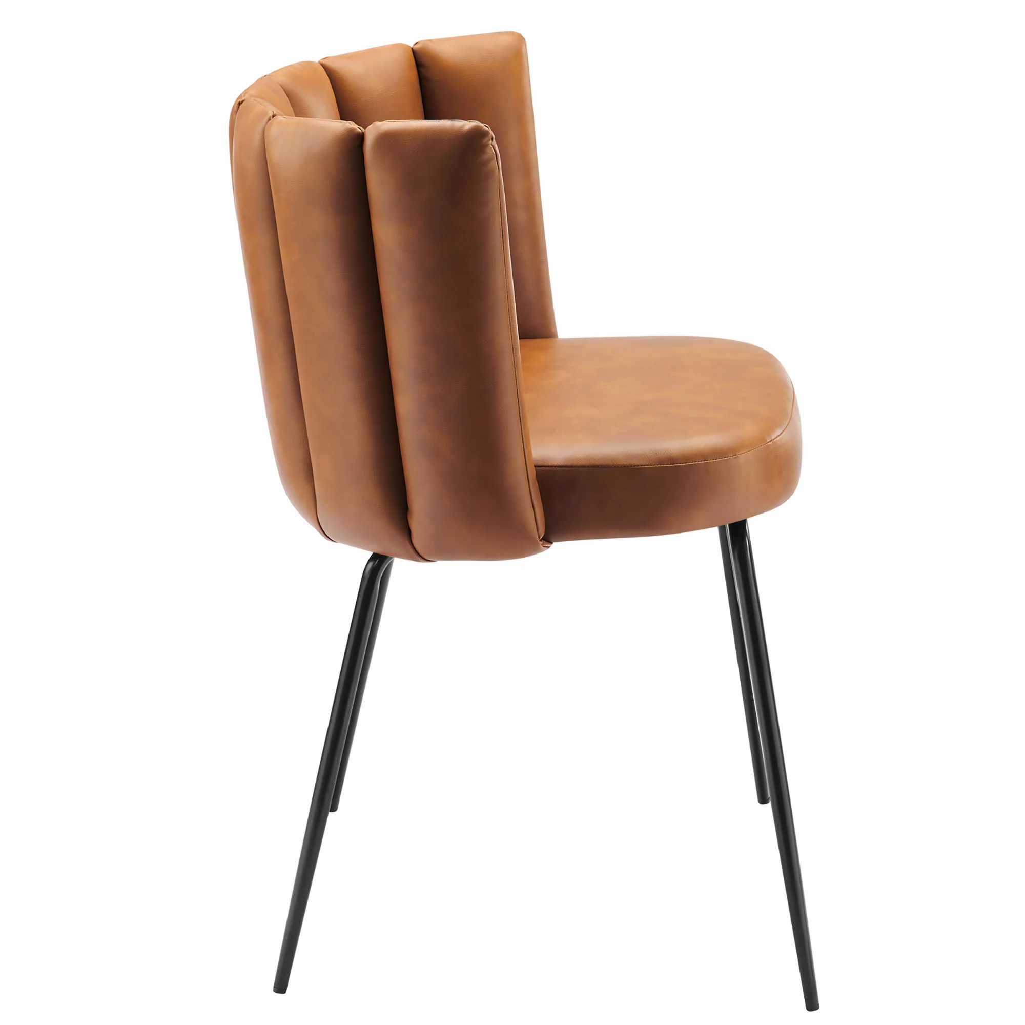 Virtue Vegan Leather Dining Chair Set of 2 by Modway - Image 4