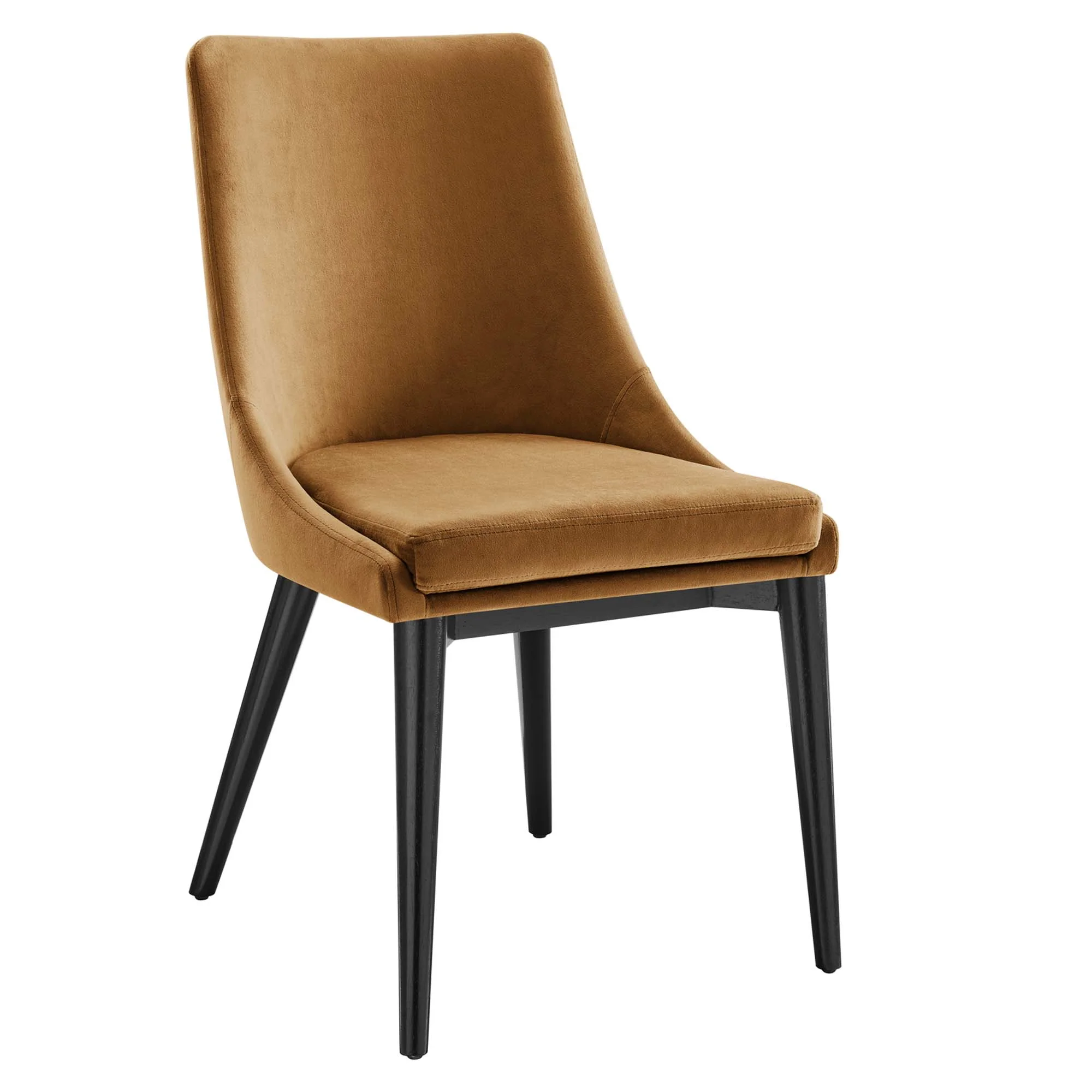 Viscount Accent Performance Velvet Dining Chairs Set of 2 by Modway - Image 3