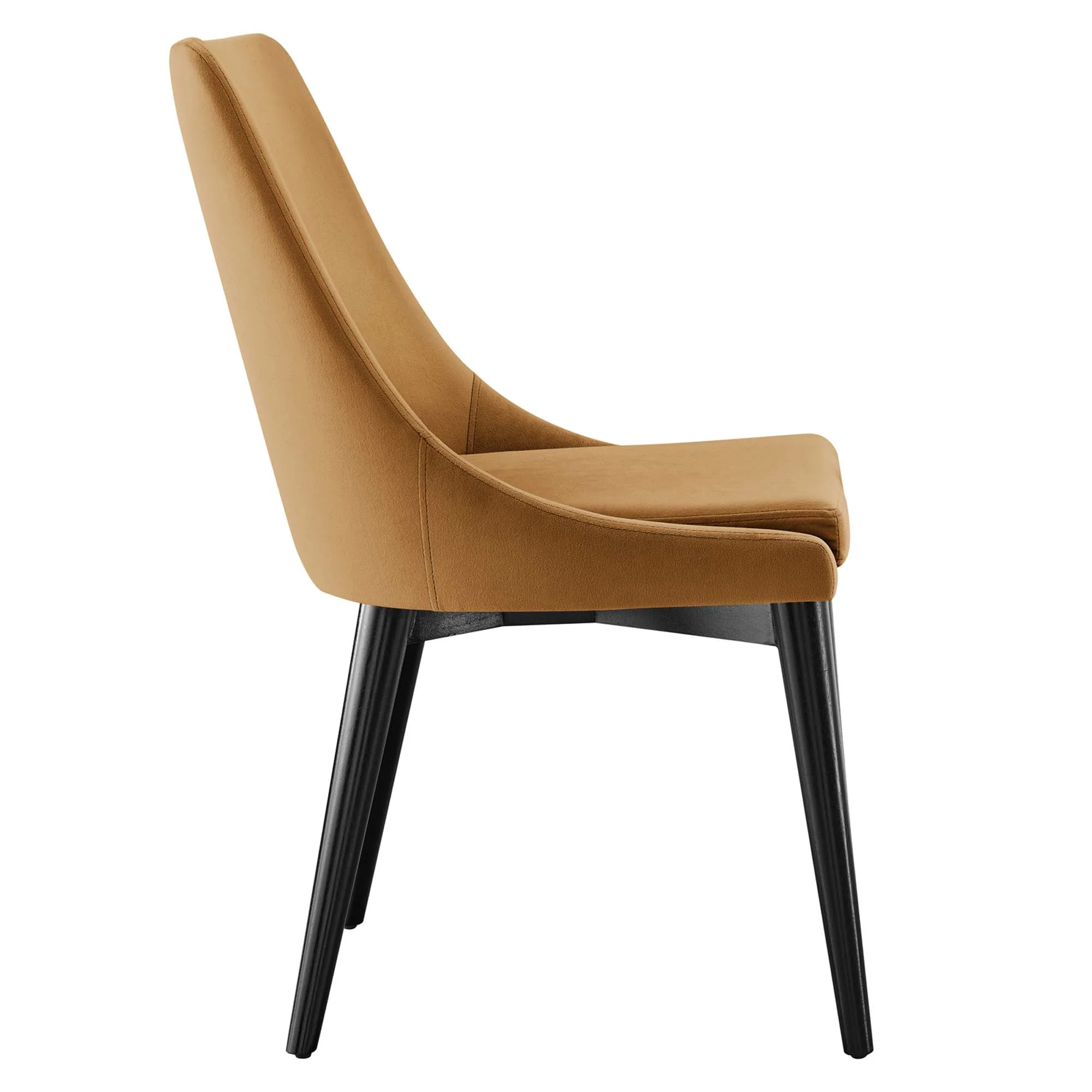 Viscount Accent Performance Velvet Dining Chairs Set of 2 by Modway - Image 4