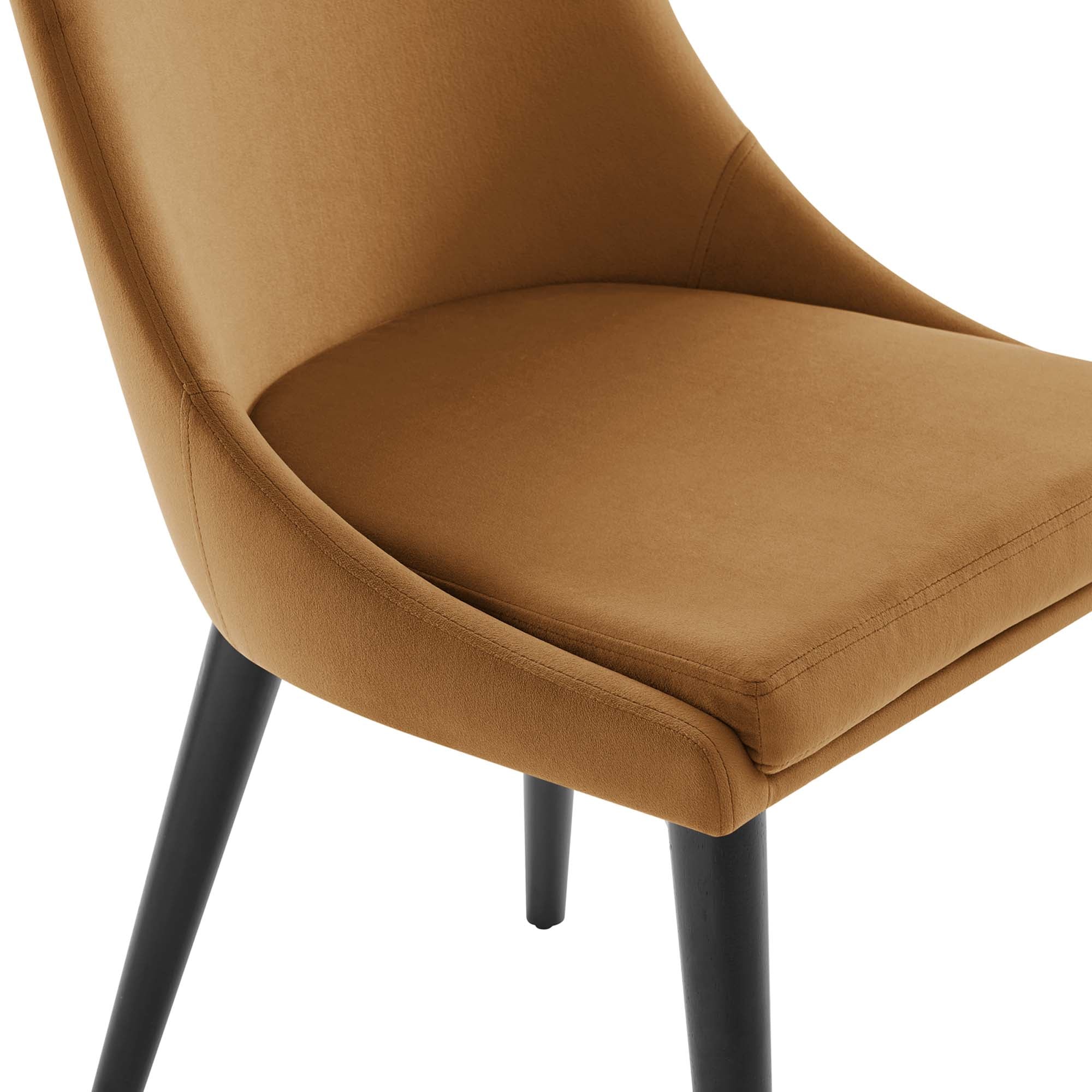 Viscount Accent Performance Velvet Dining Chairs Set of 2 by Modway - Image 6