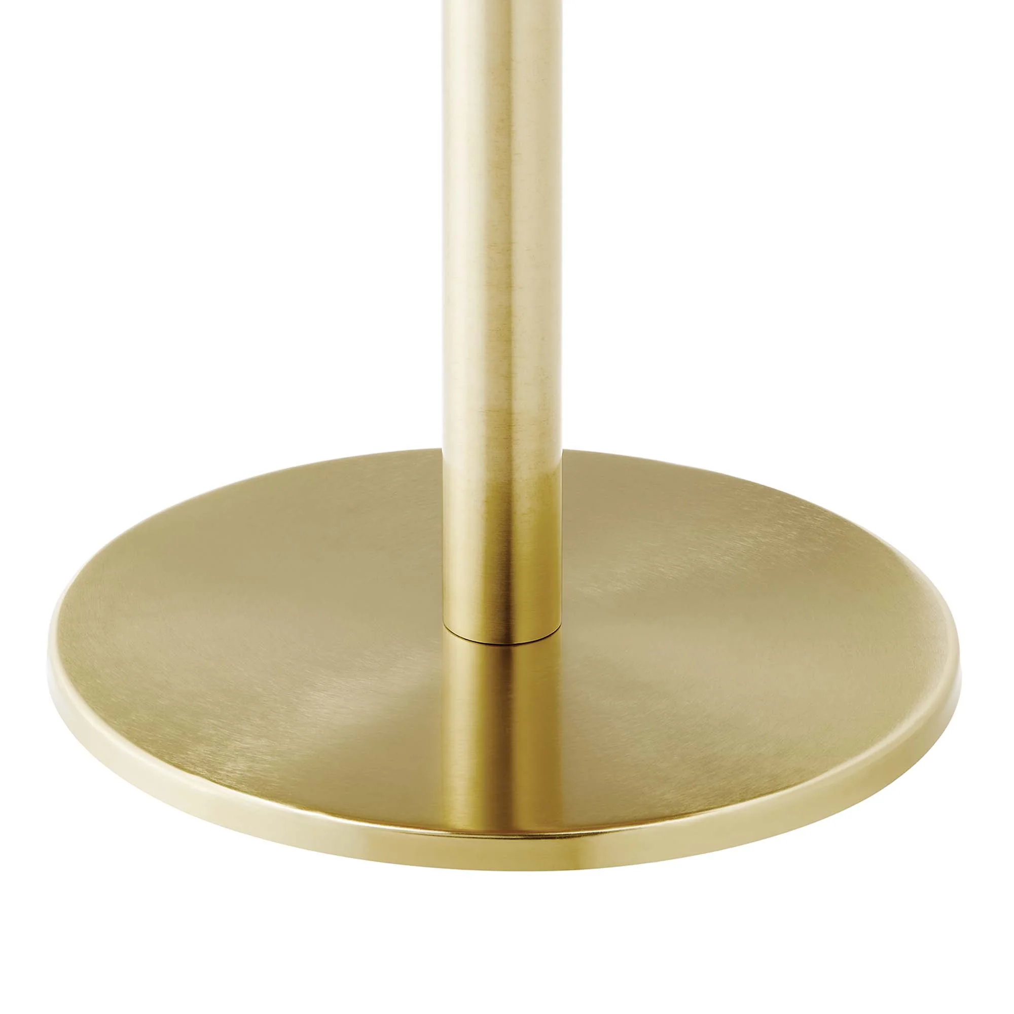 Viva Round White Marble Side Table by Modway - Image 7