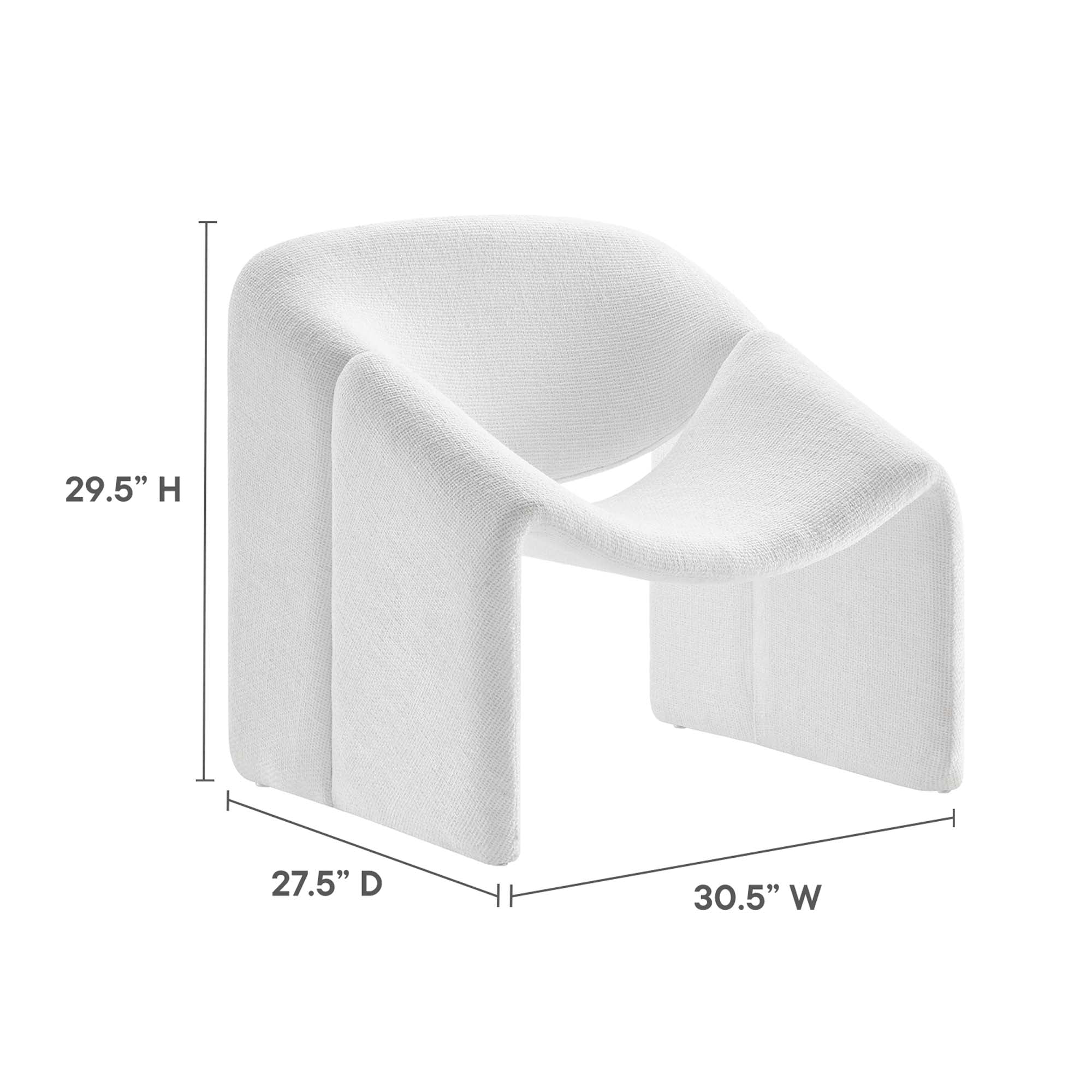 Vivi Chenille Upholstered Accent Chair by Modway - Image 16