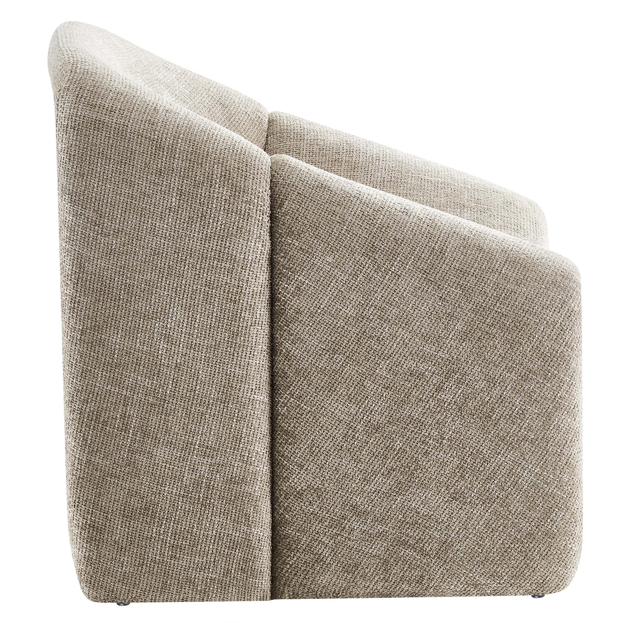 Vivi Chenille Upholstered Accent Chair by Modway - Image 4