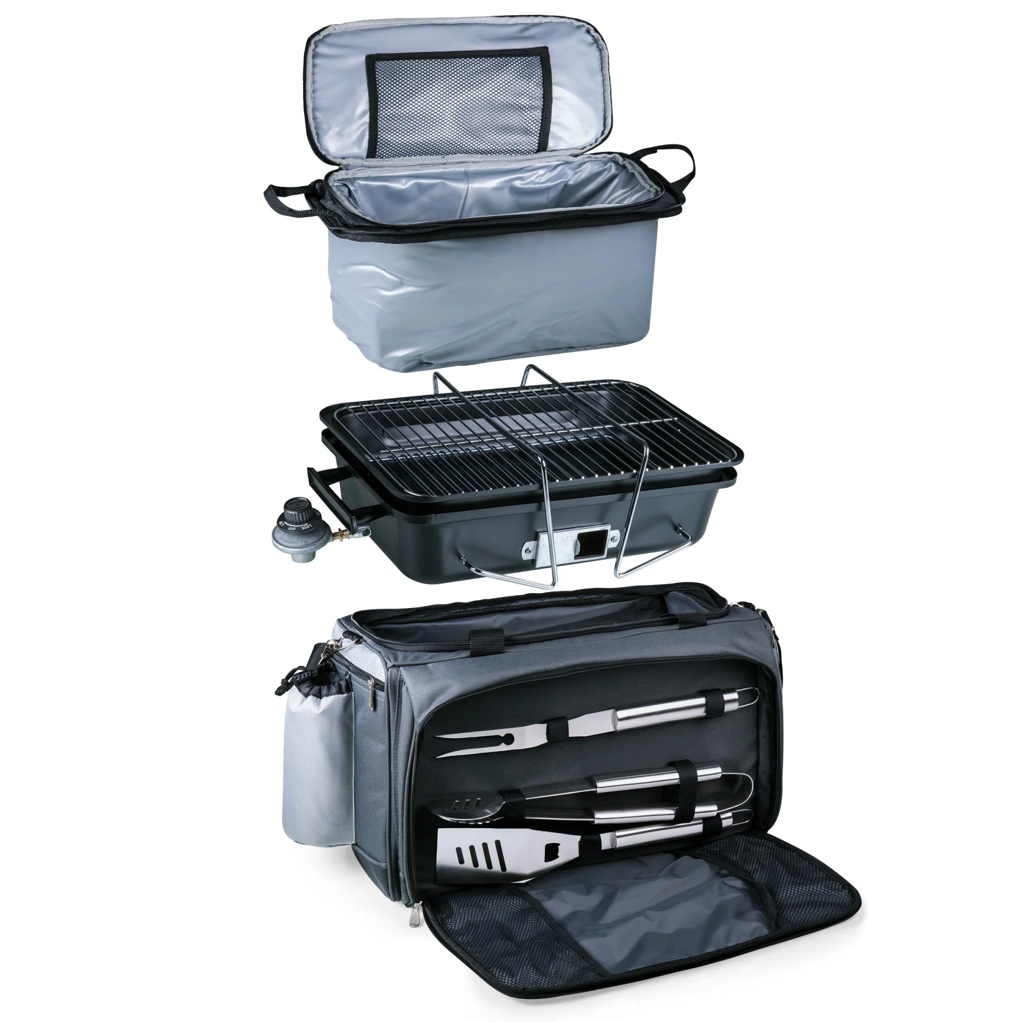 Vulcan Portable Propane Grill & Cooler Tote with Trolley - Image 5