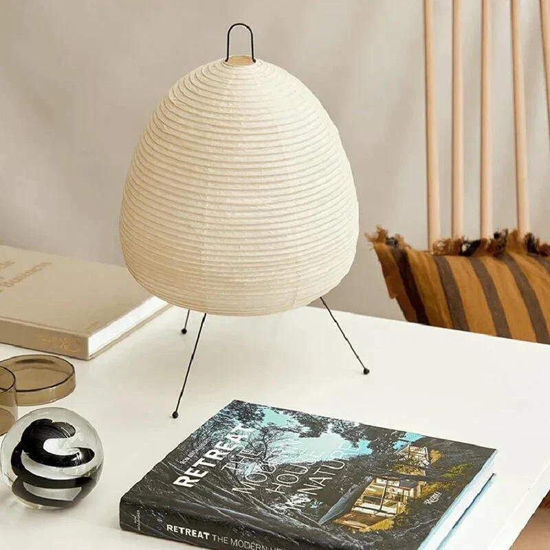 Wabi Sabi Nordic LED Table Lamp USB Bedside Desk Light for Bedroom Living Room - Image 4