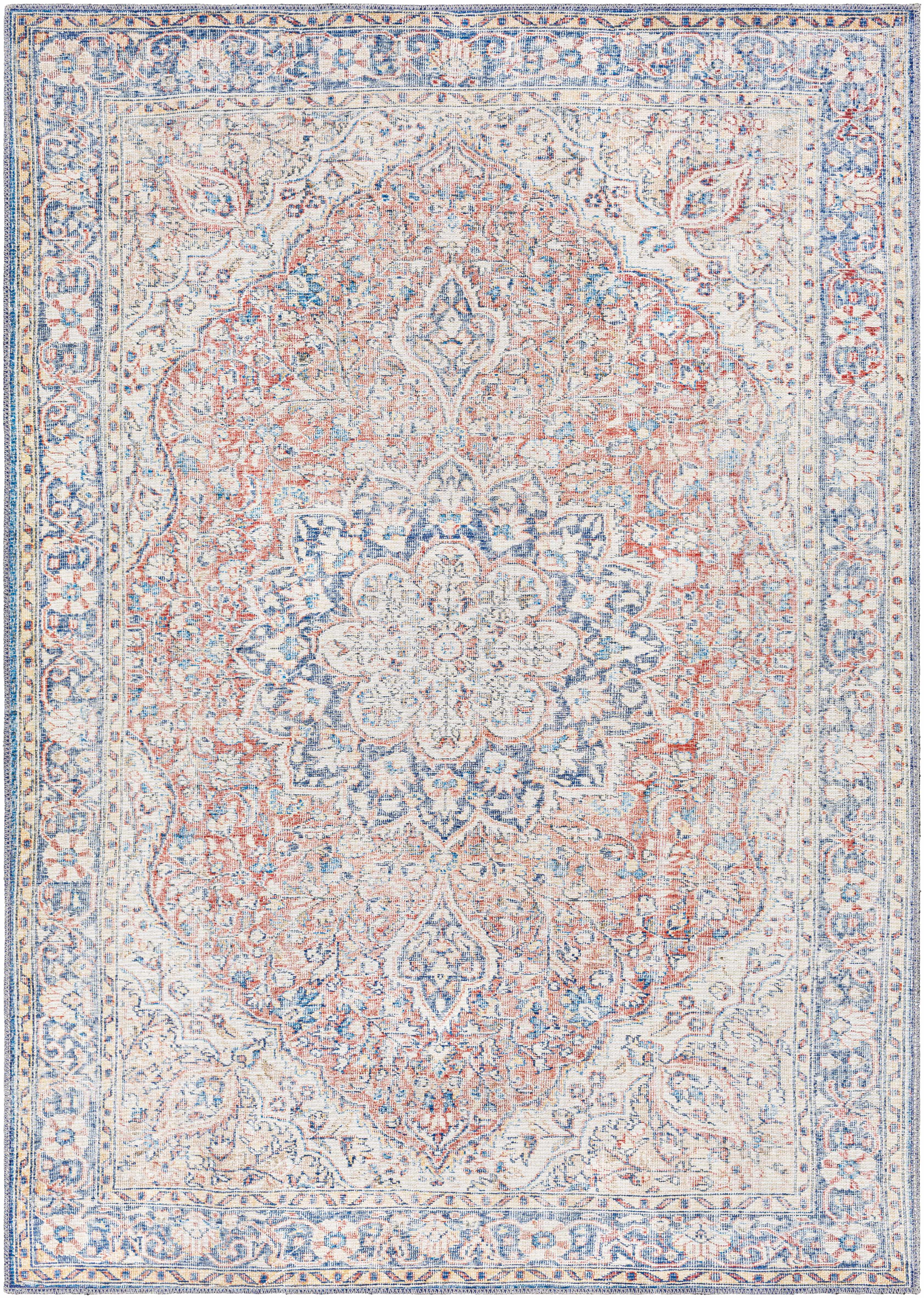 Wacousta Red&Blue Washable Rug - Promo - Image 10