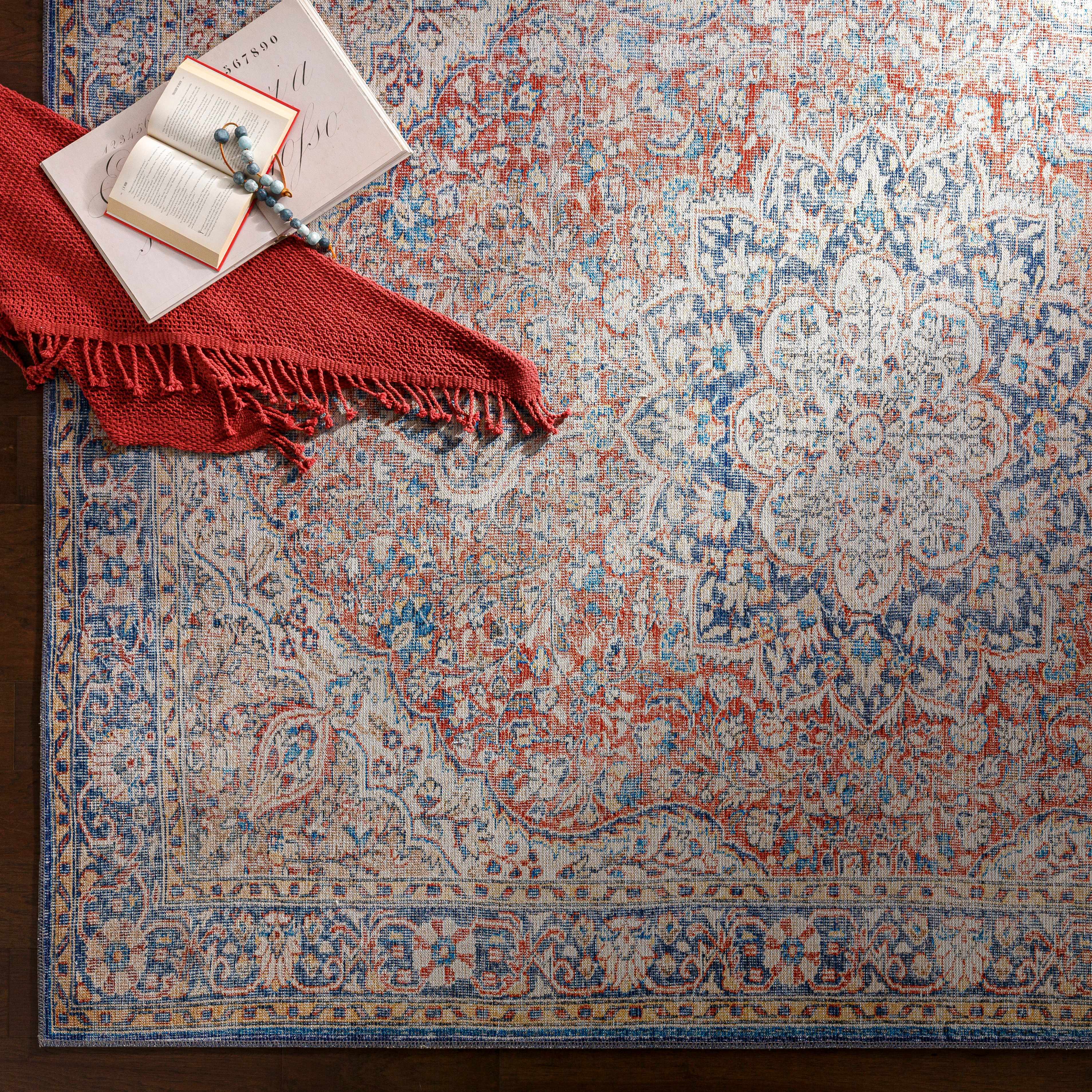 Wacousta Red&Blue Washable Rug - Promo - Image 11