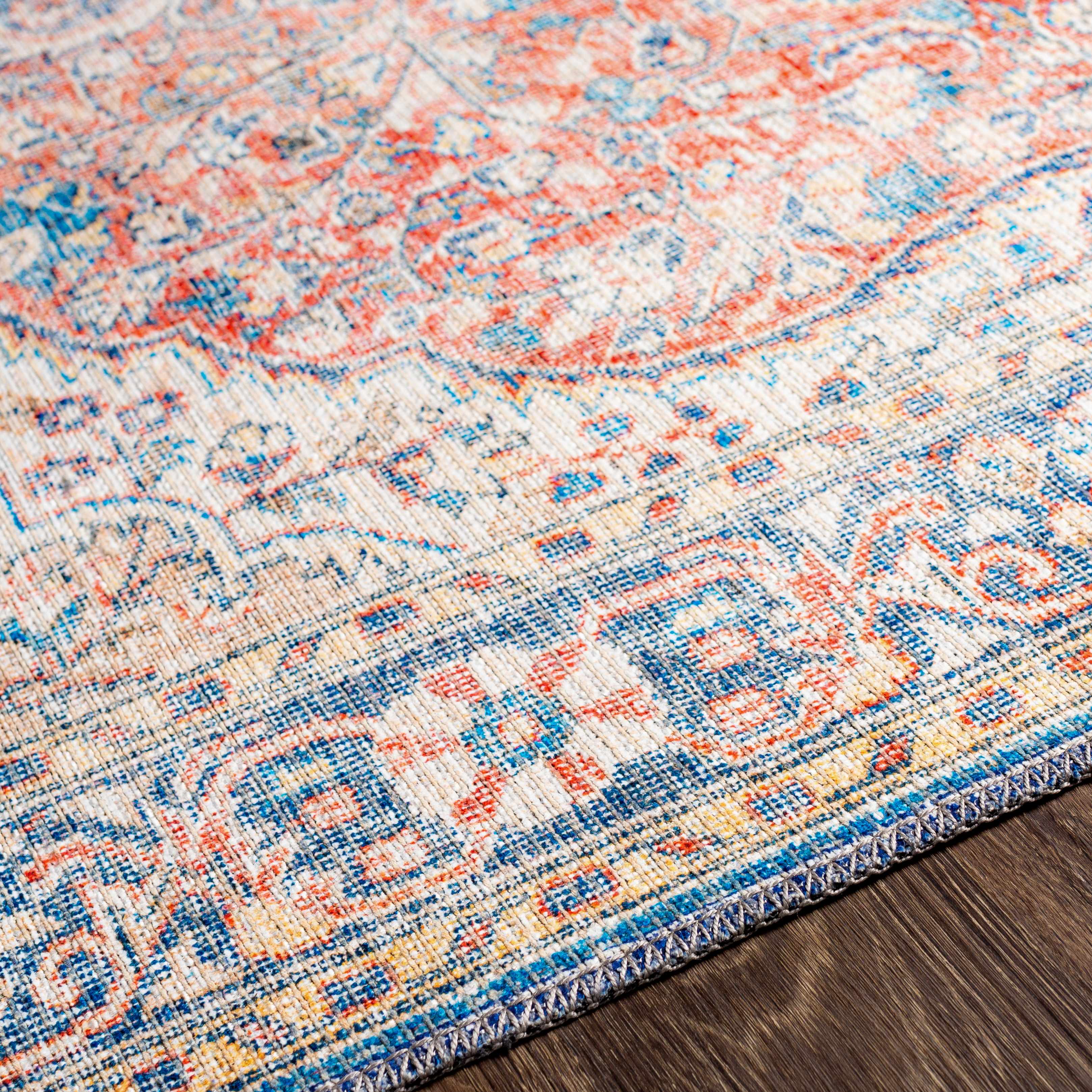 Wacousta Red&Blue Washable Rug - Promo - Image 12
