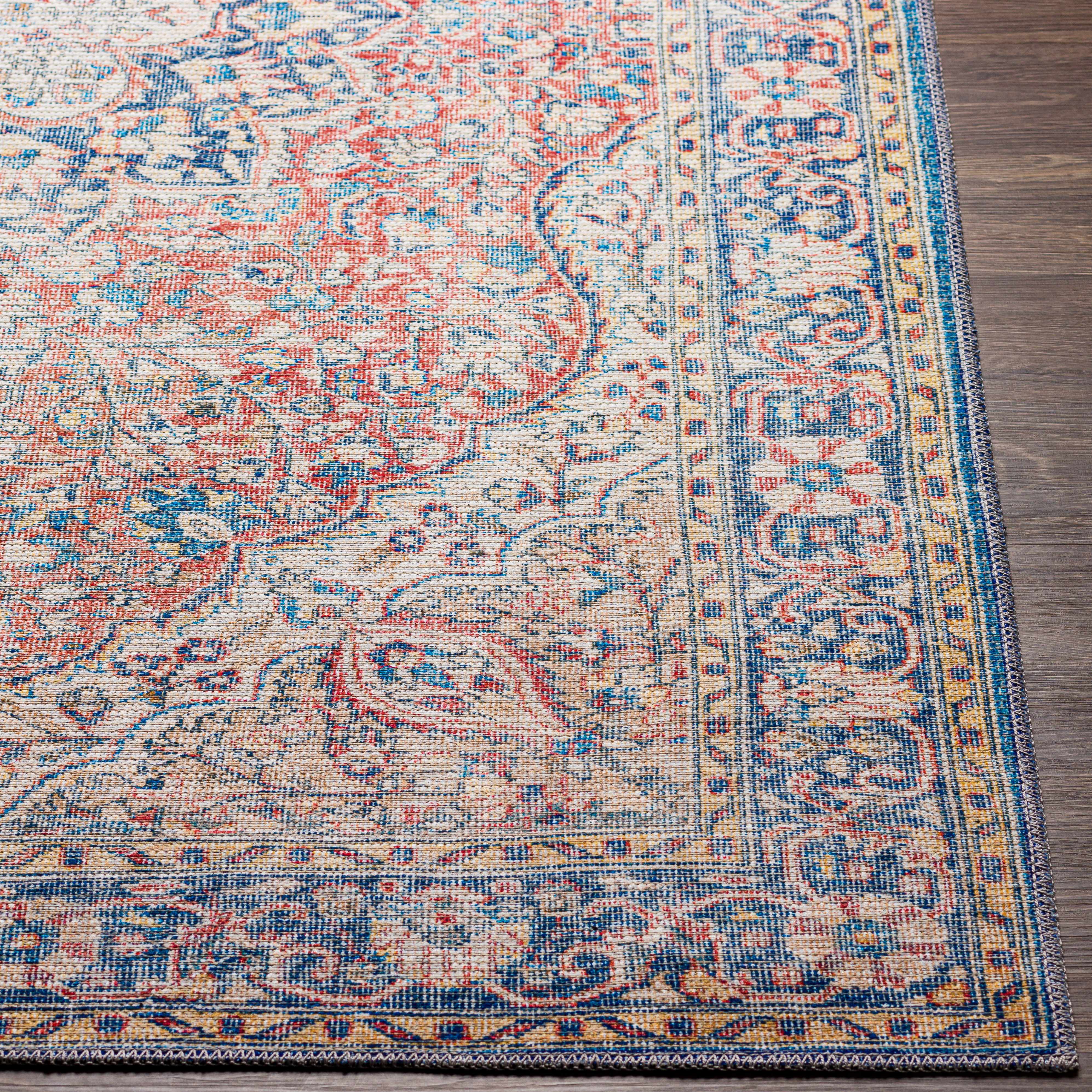 Wacousta Red&Blue Washable Rug - Promo - Image 5