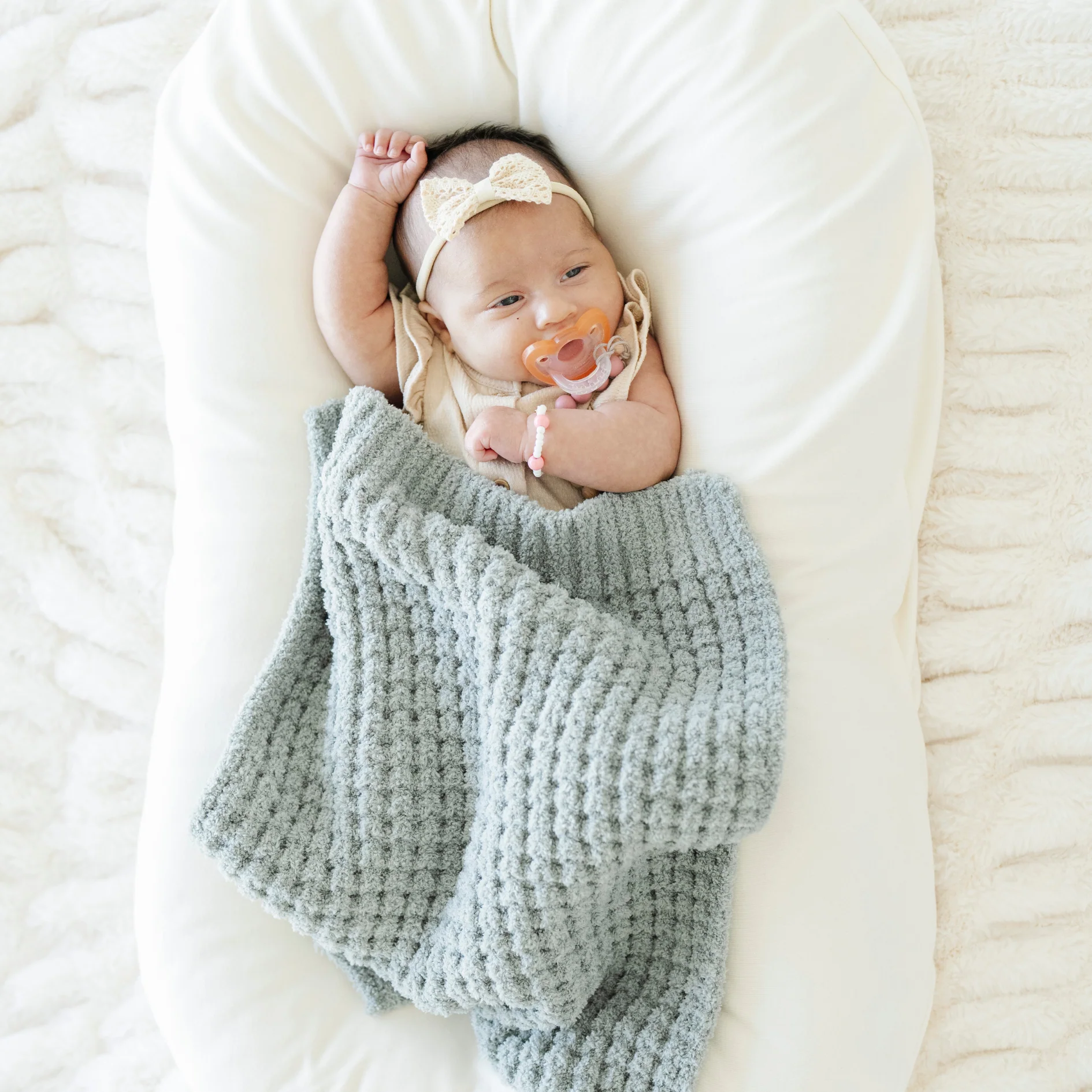 Waffle Knit Mini Blankets - Image 8