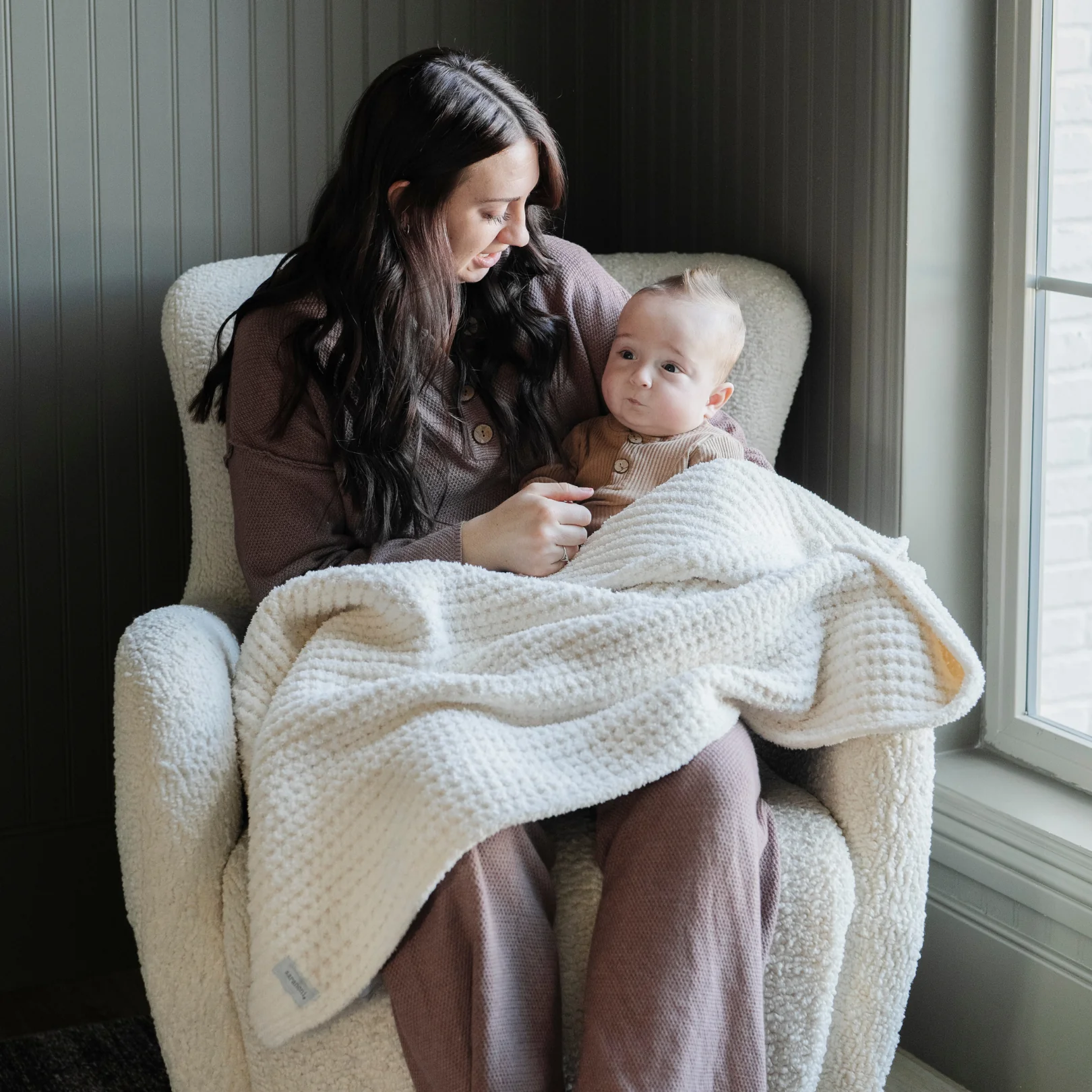 WAFFLE KNIT RECEIVING BLANKETS - Image 25
