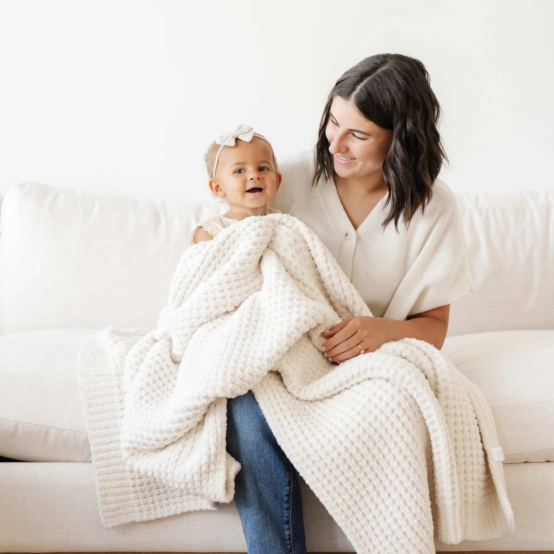 WAFFLE KNIT RECEIVING BLANKETS - Image 26
