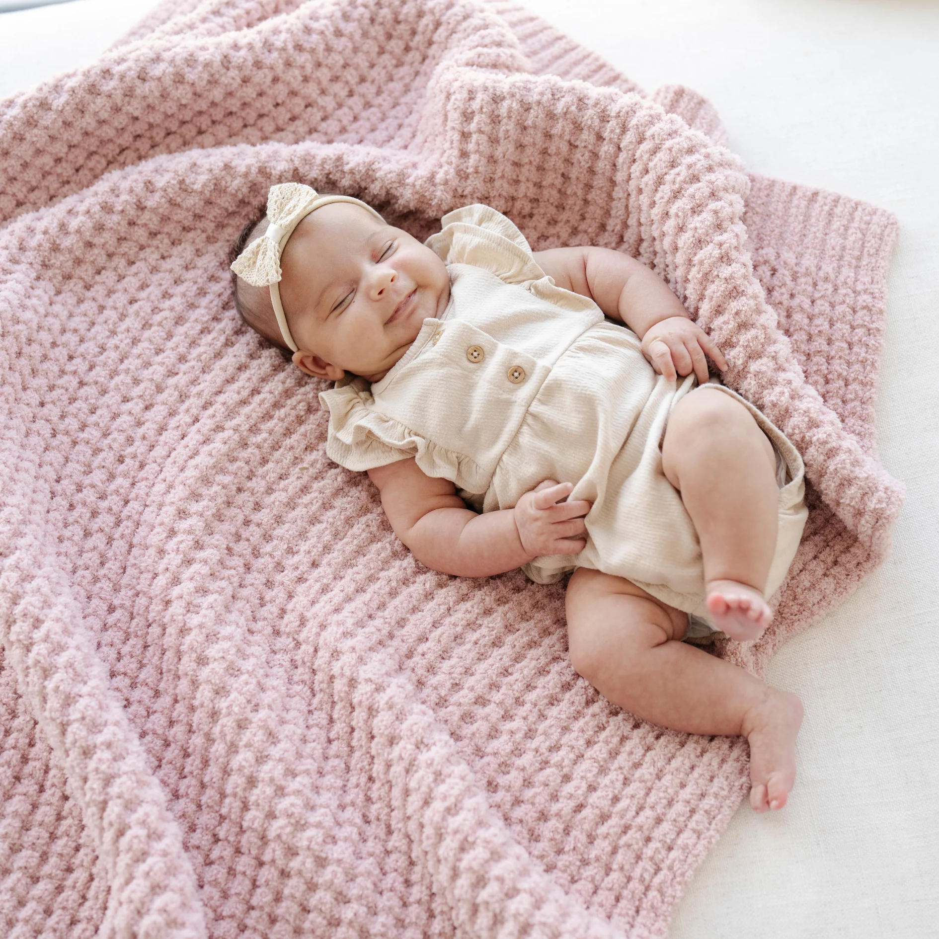 WAFFLE KNIT RECEIVING BLANKETS - Image 4