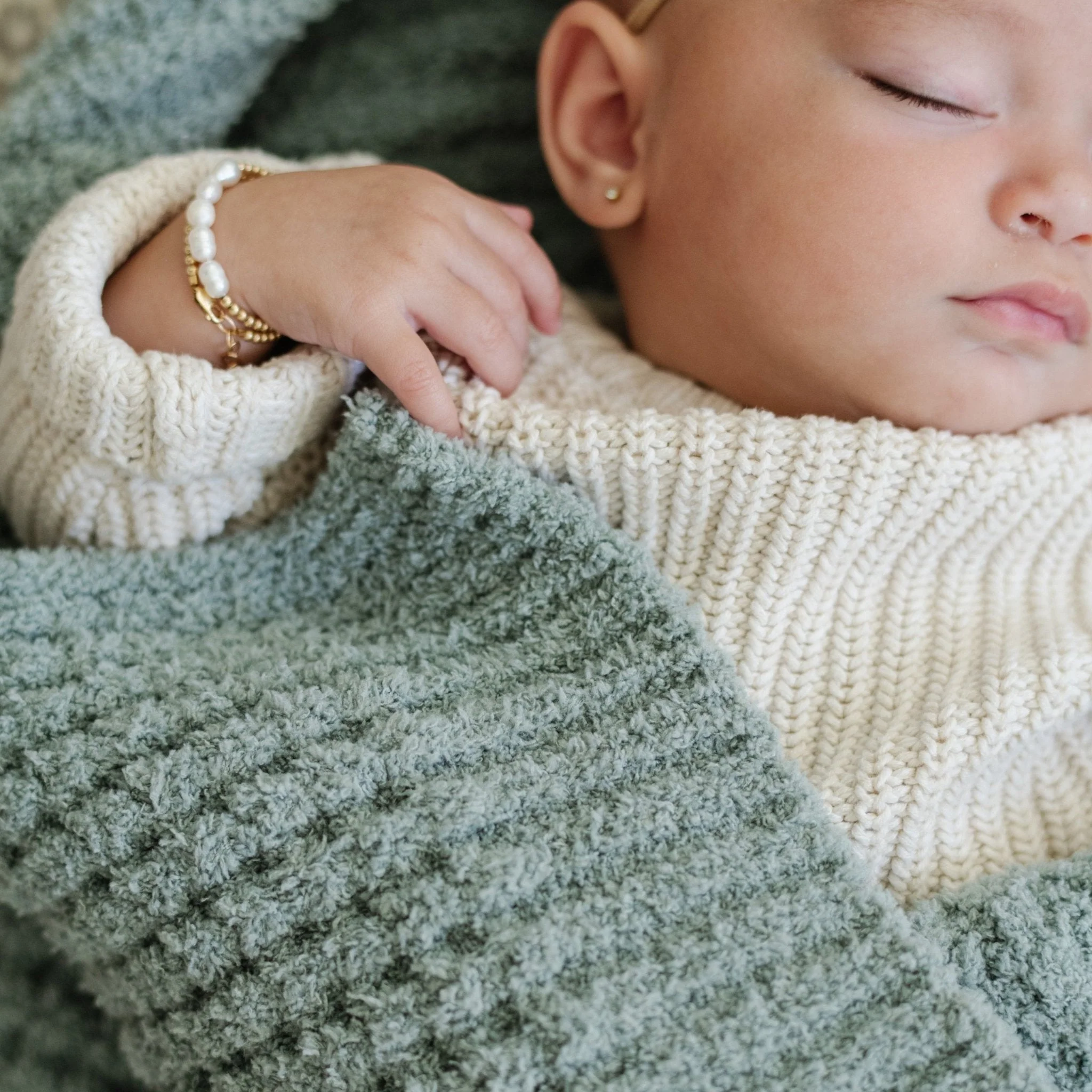 WAFFLE KNIT RECEIVING BLANKETS - Image 9