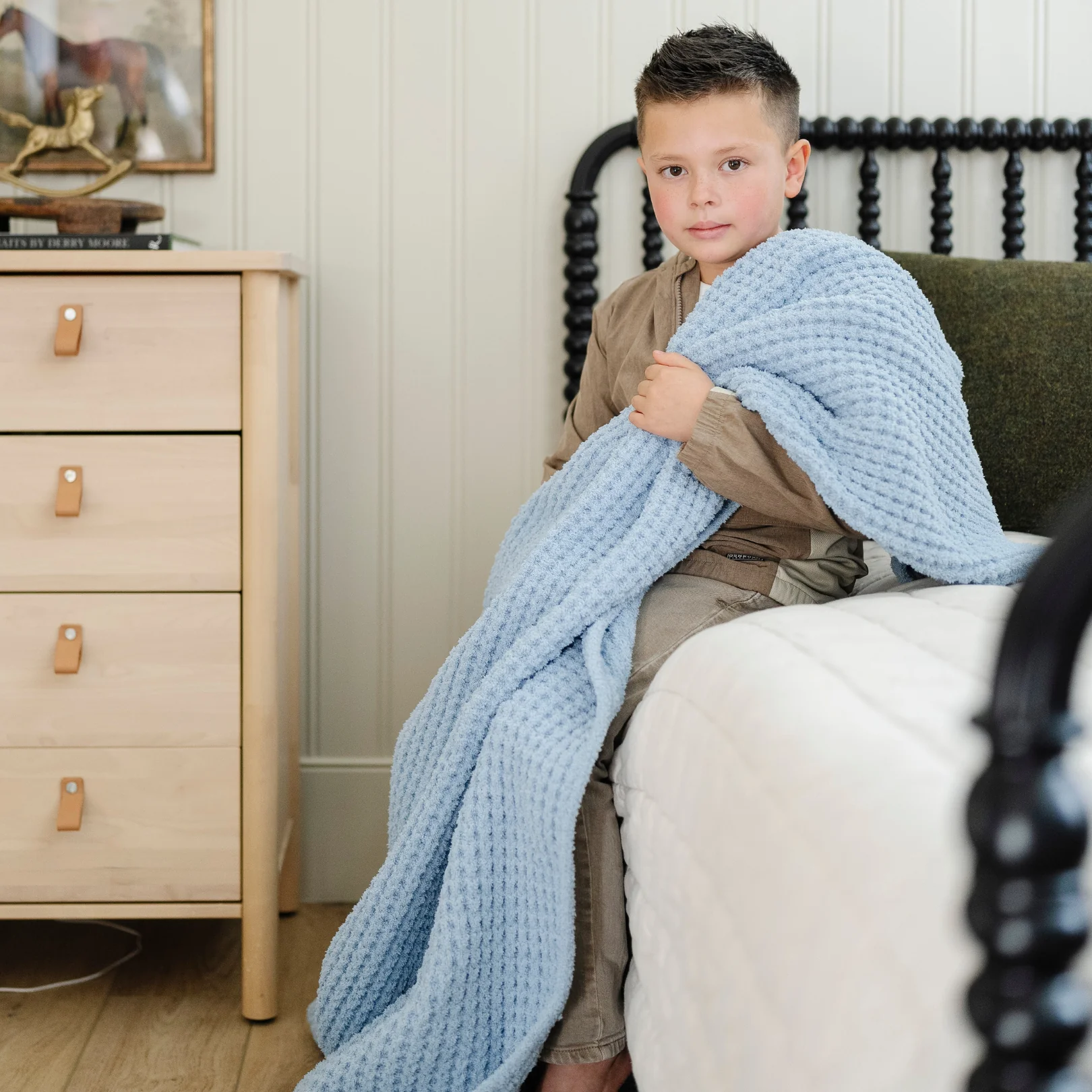 WAFFLE KNIT TODDLER BLANKETS - Image 13