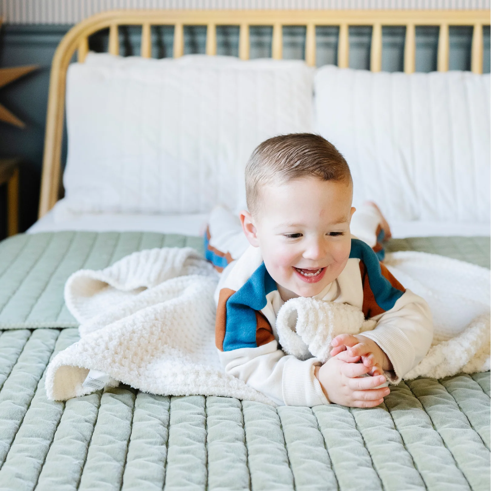 WAFFLE KNIT TODDLER BLANKETS - Image 17
