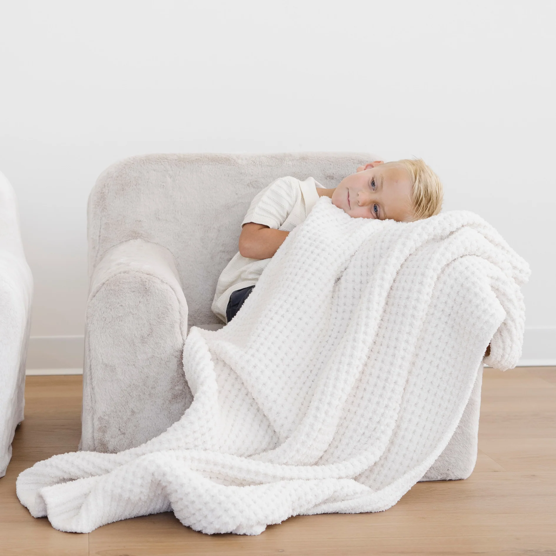 WAFFLE KNIT TODDLER BLANKETS - Image 20