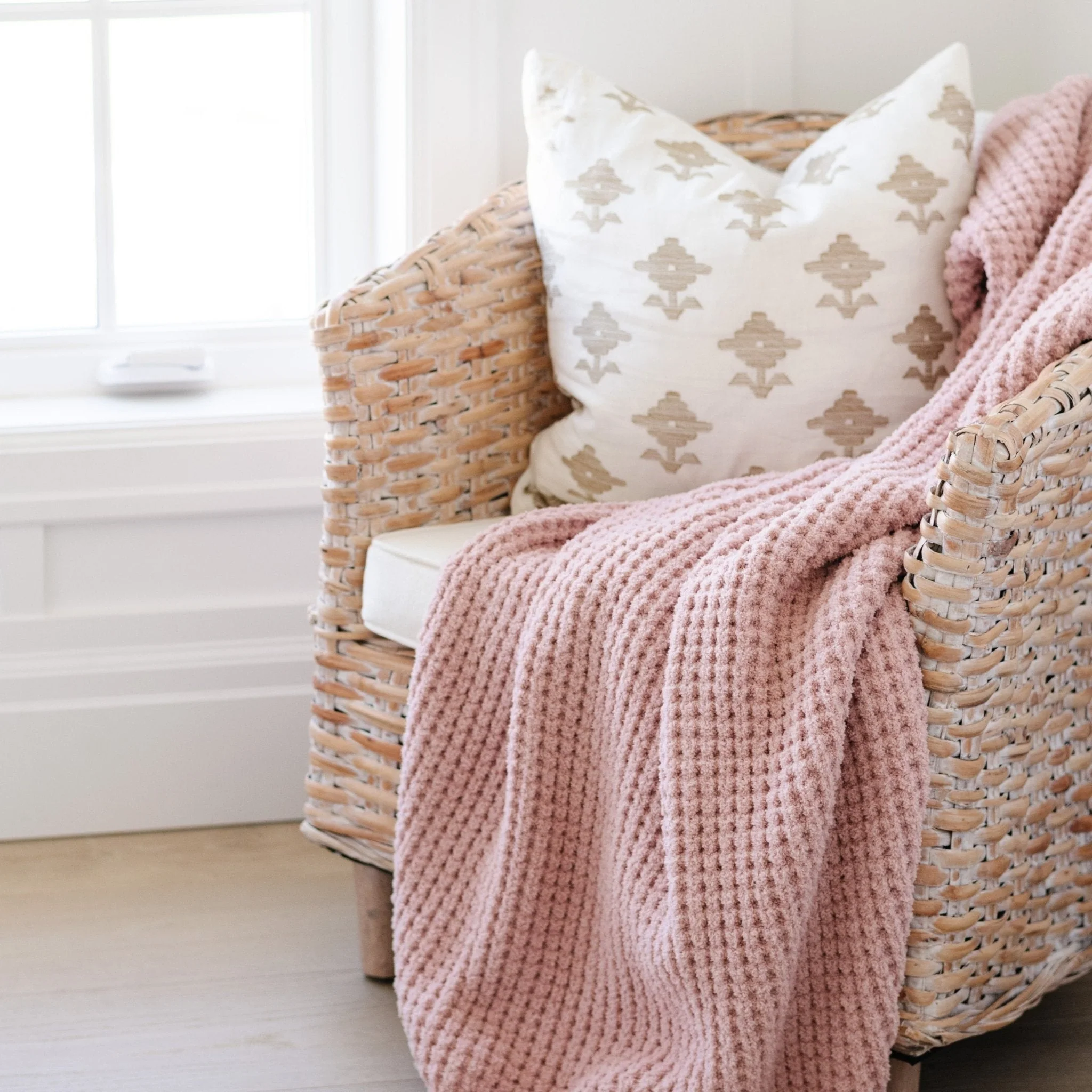 WAFFLE KNIT TODDLER BLANKETS - Image 4