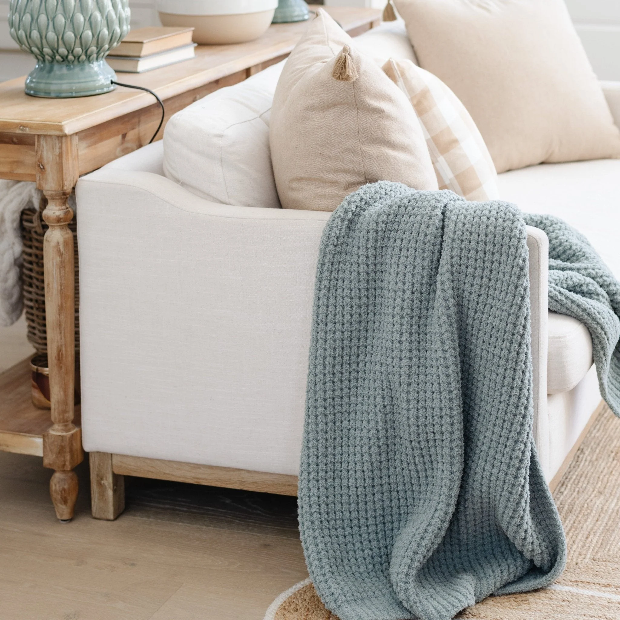 WAFFLE KNIT TODDLER BLANKETS - Image 5