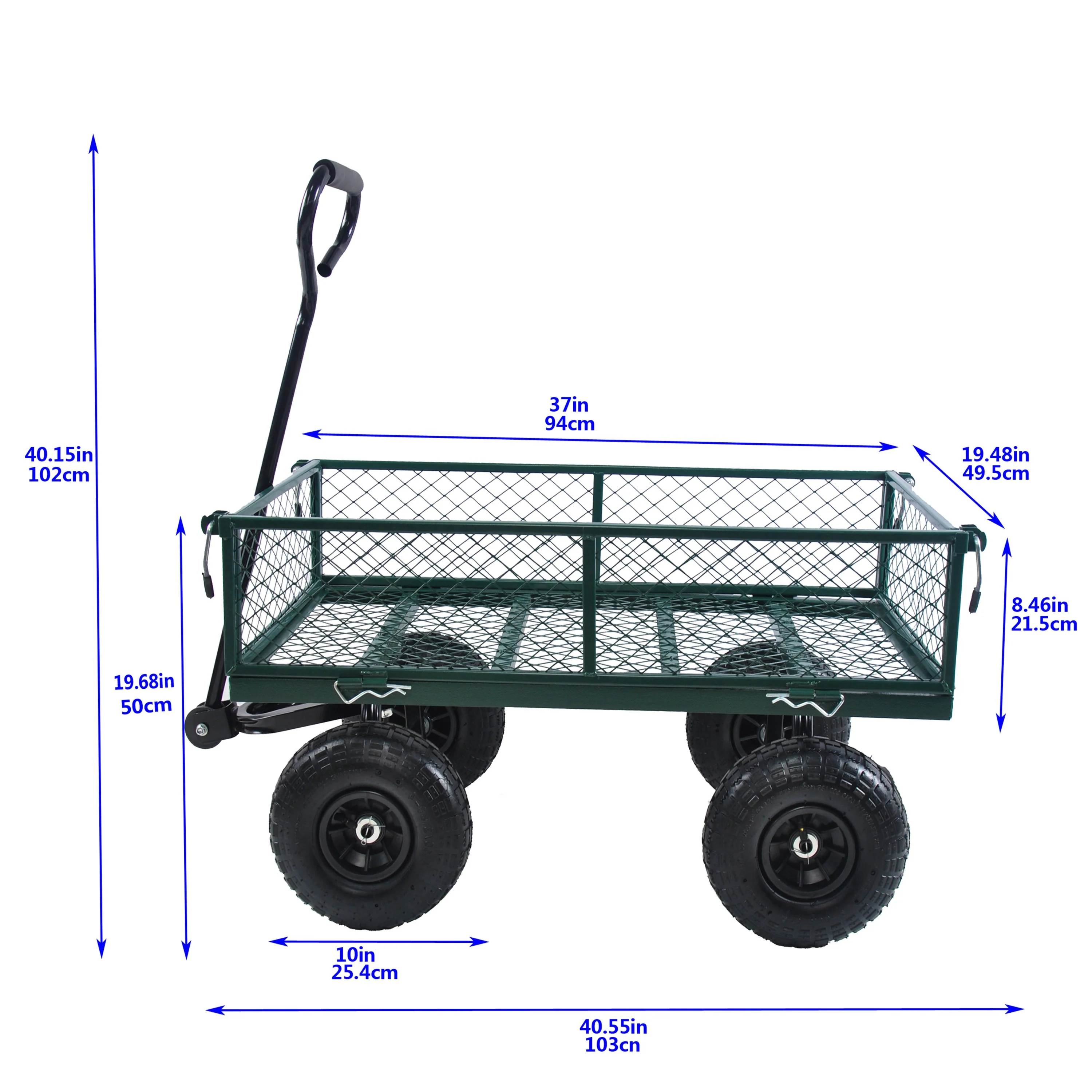 Wagon Cart Garden Cart Trucks in Green - Image 16