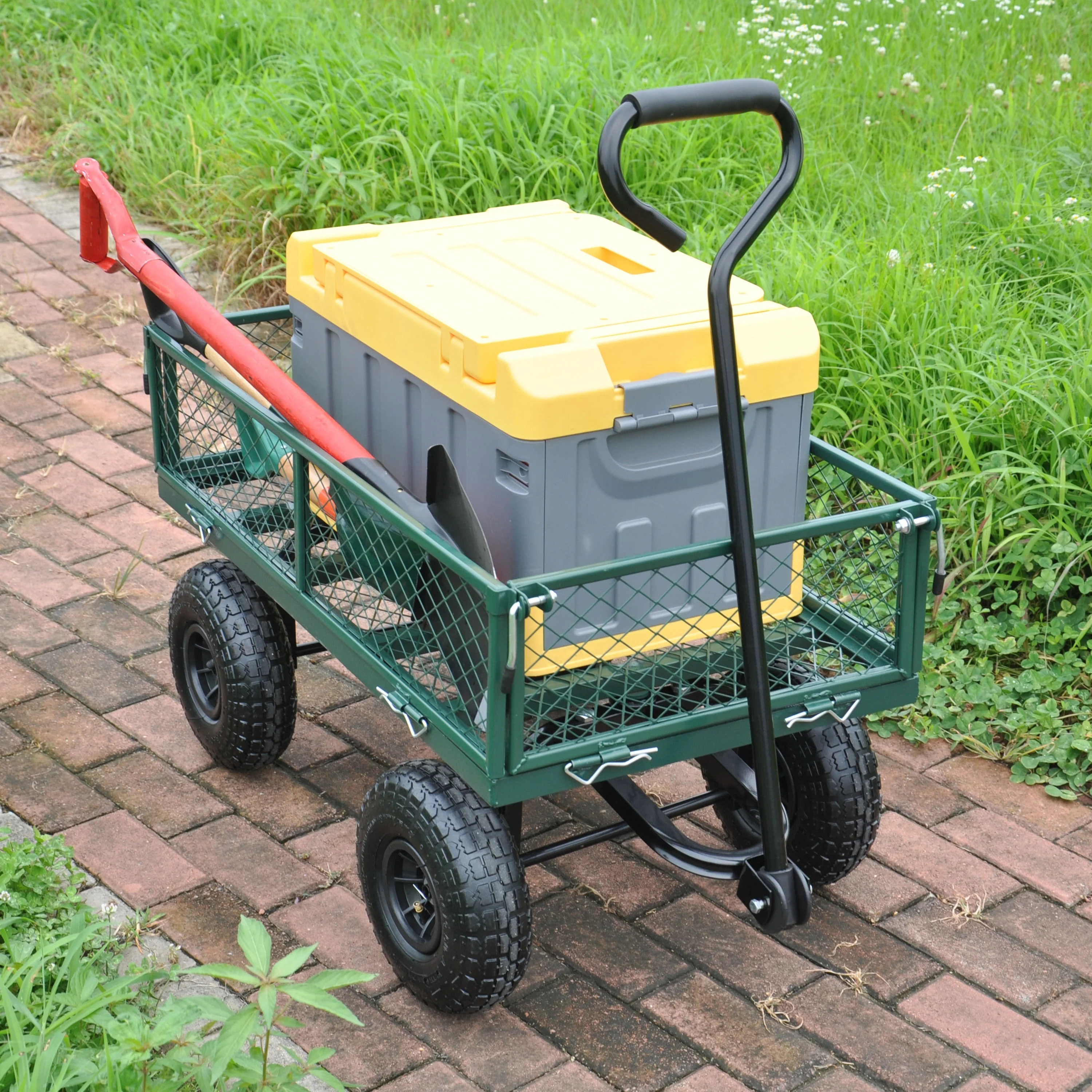 Wagon Cart Garden Cart Trucks in Green - Image 23