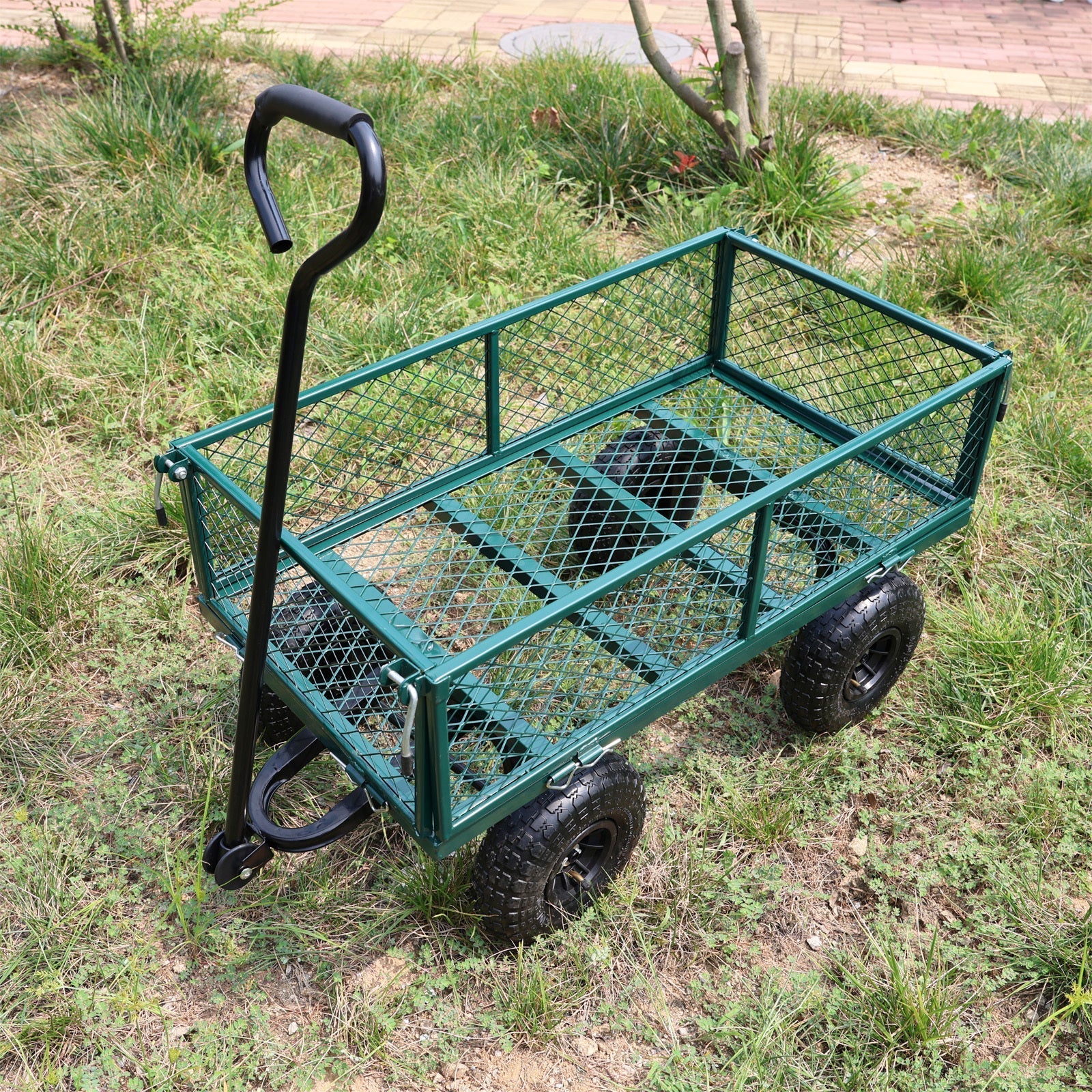 Wagon Cart Garden Cart Trucks in Green - Image 35