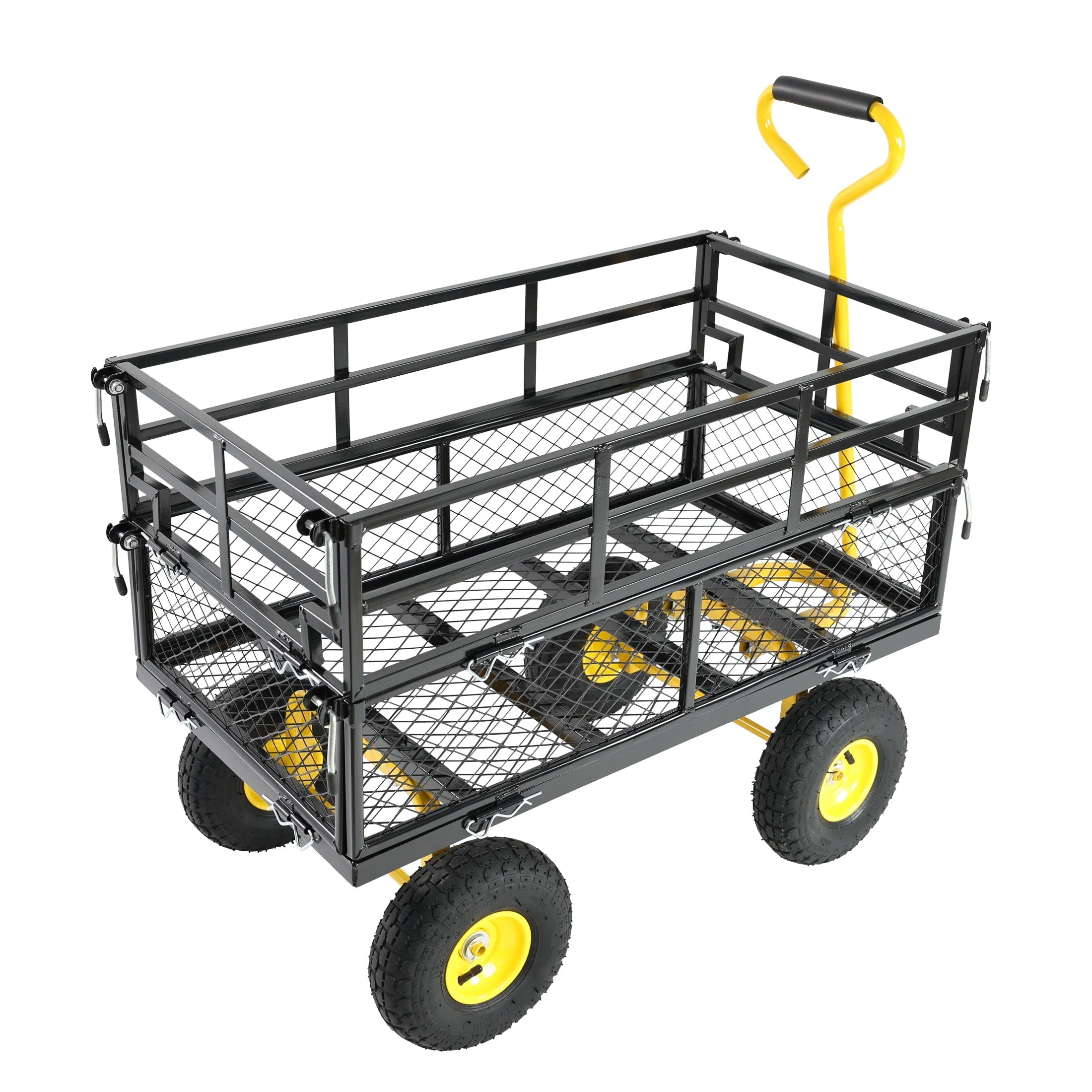 Wagon Cart Garden Cart Trucks Make Transporting Firewood Easier - Image 15