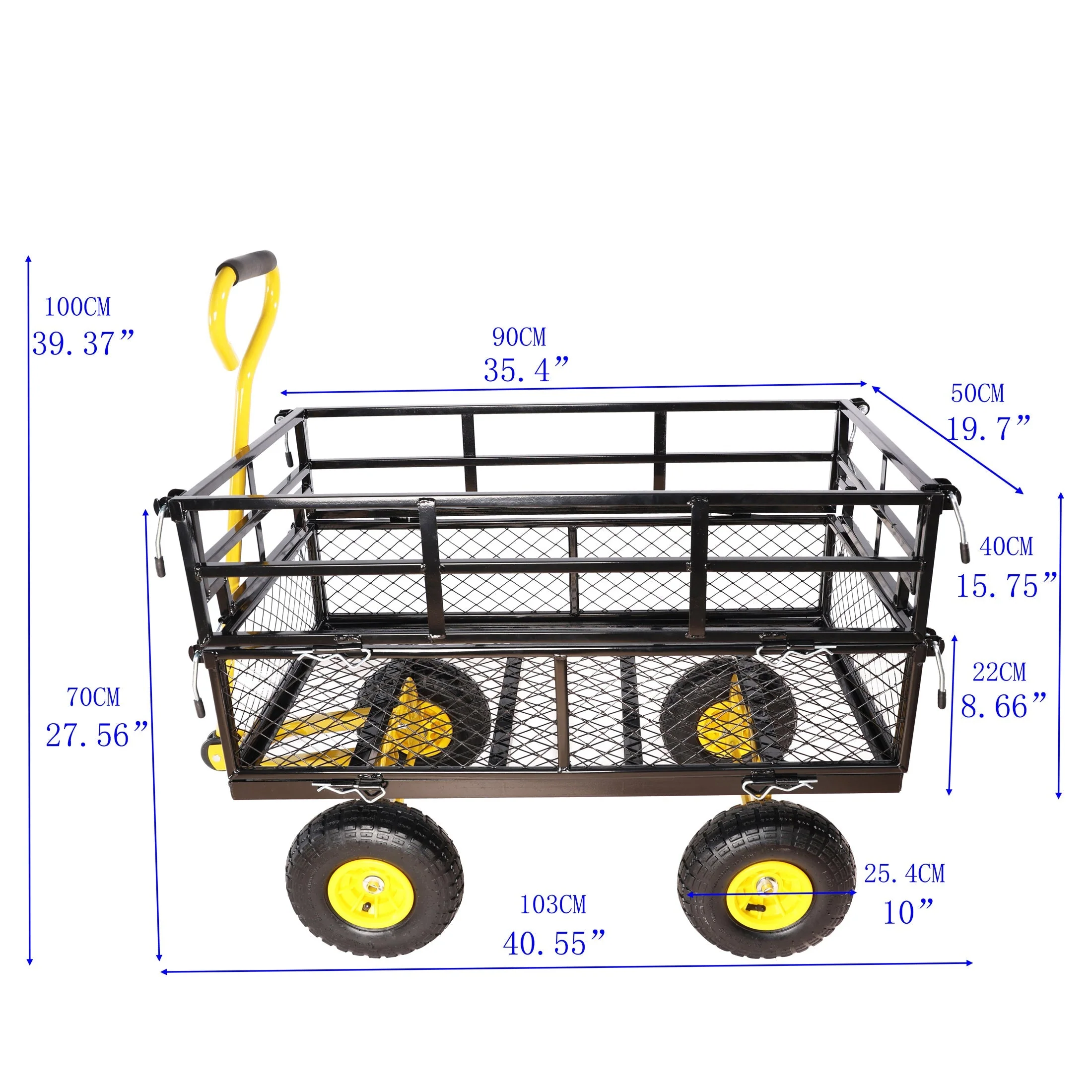 Wagon Cart Garden Cart Trucks Make Transporting Firewood Easier - Image 19