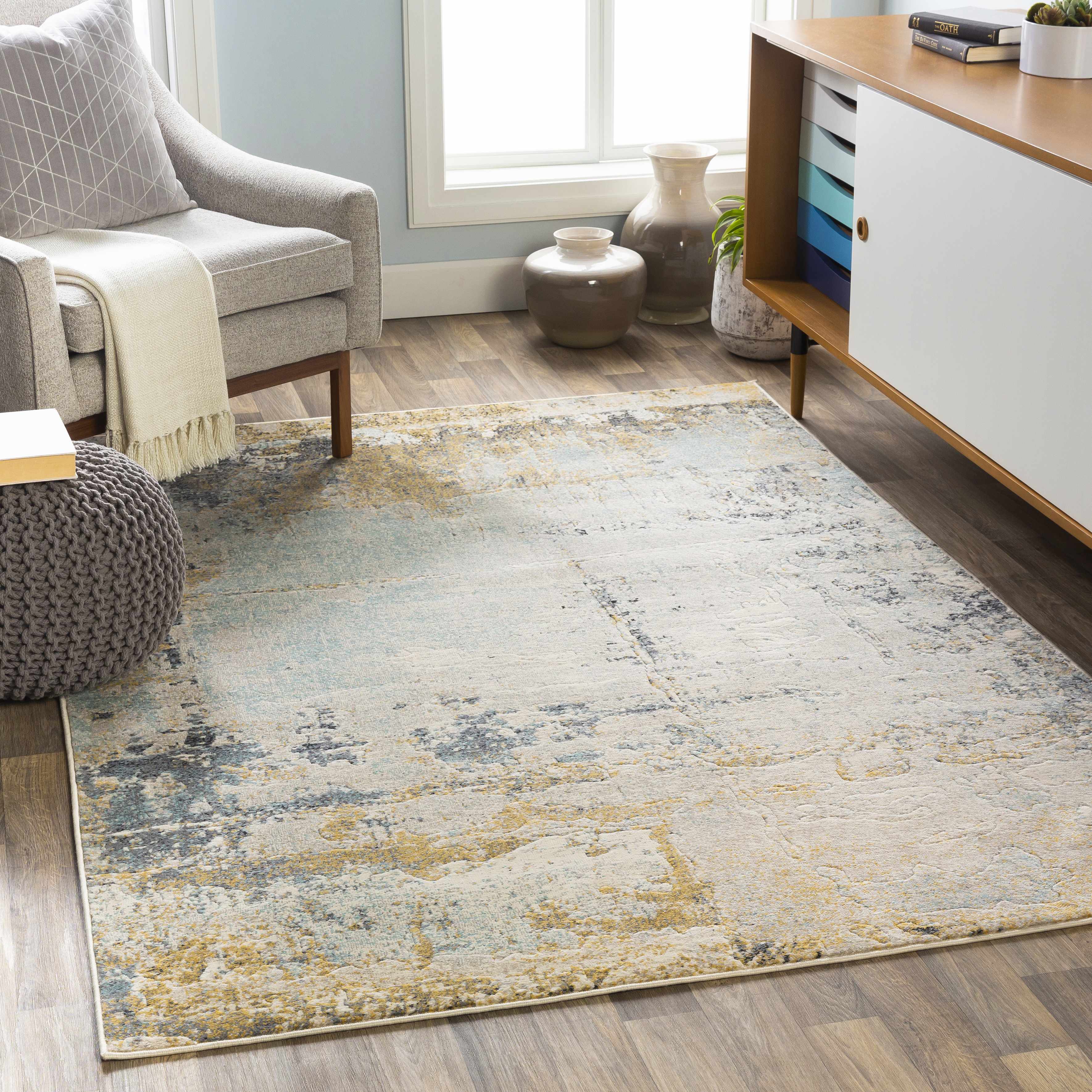 Waleska Neutral Area Carpet Area Rug - Clearance - Image 2