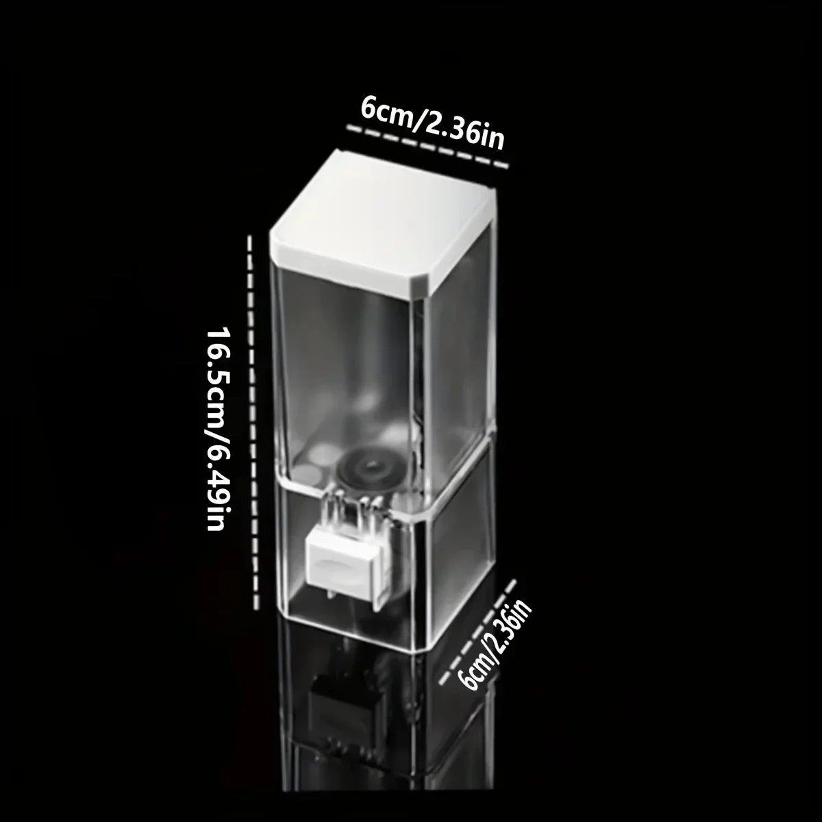 Wall-Mounted Manual Soap Dispenser Non-Perforated Traceless Bathroom Transparent - Image 6