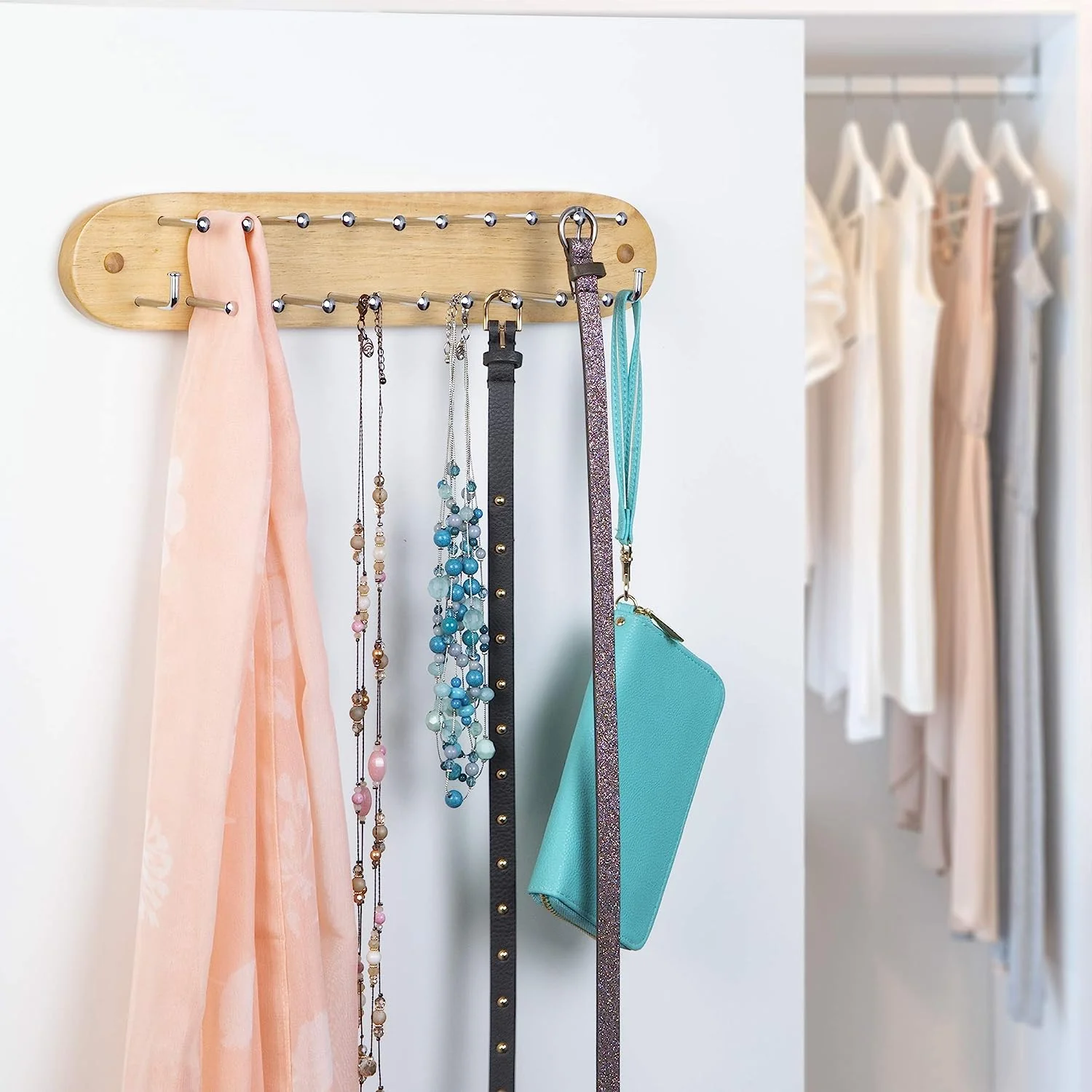 Wall Mounted Tie, Belt and Scarf Hanger - Image 6