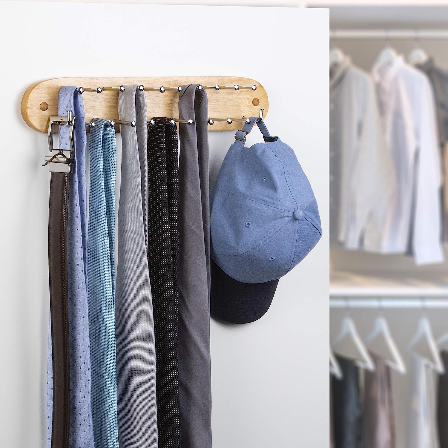 Wall Mounted Tie, Belt and Scarf Hanger - Image 7