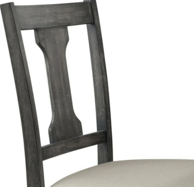 Wallace - Side Chair (Set of 2) - Tan / Weathered Gray - Image 2