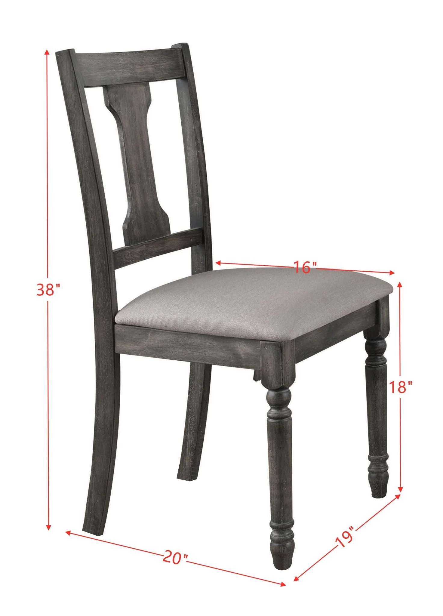 Wallace - Side Chair (Set of 2) - Tan / Weathered Gray - Image 4