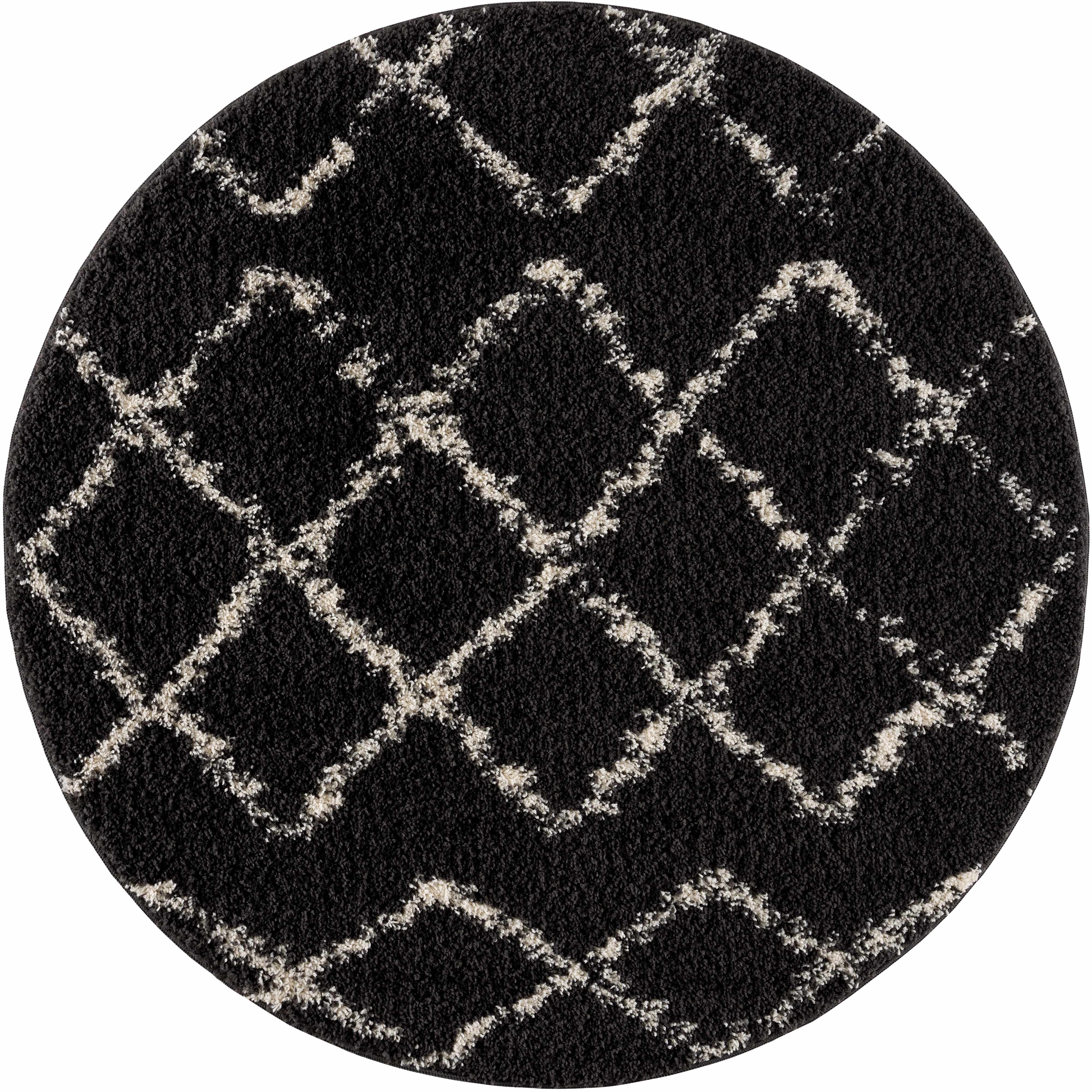 Wallagrass Black Moroccan Shag Rug - Image 4