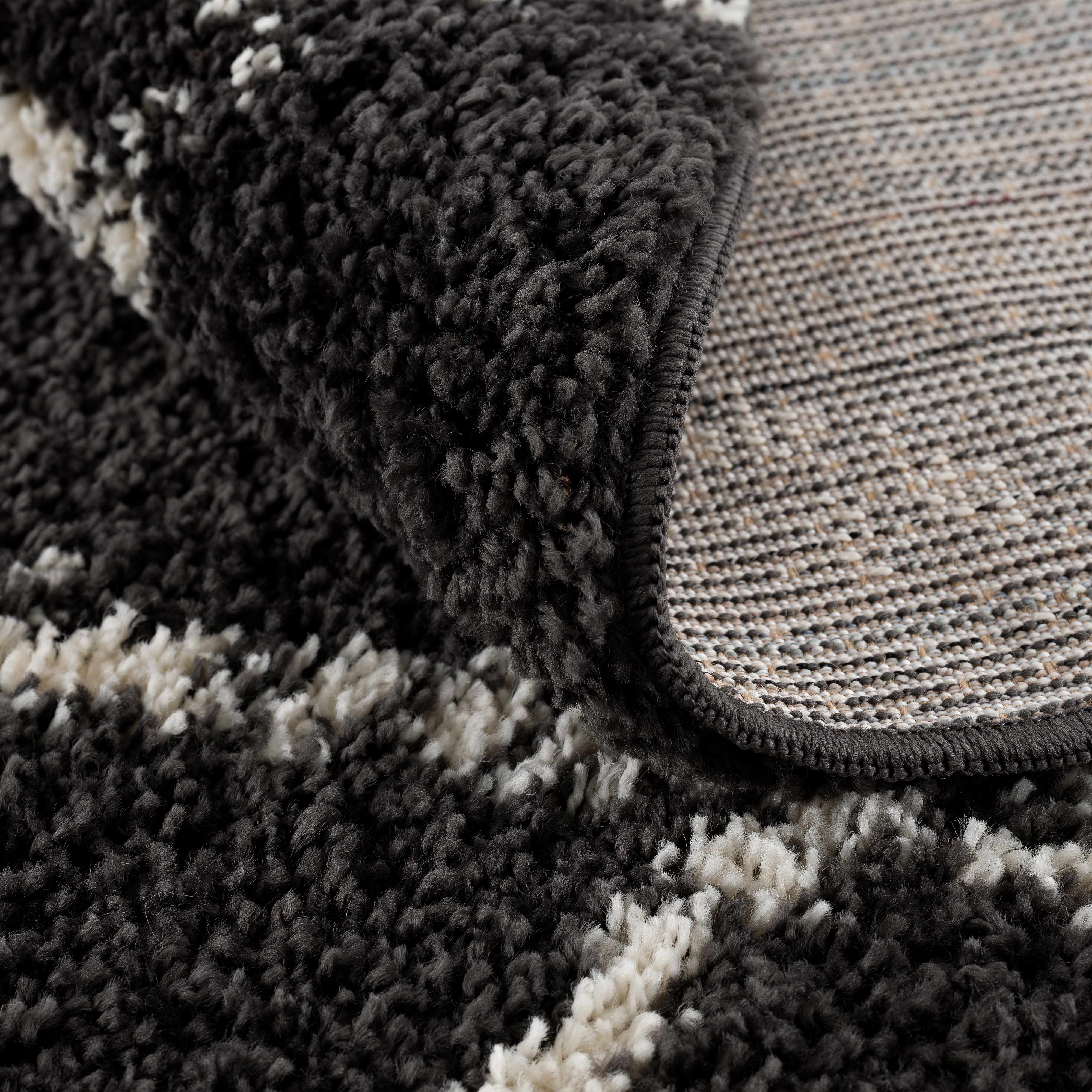 Wallagrass Black Moroccan Shag Rug - Image 5