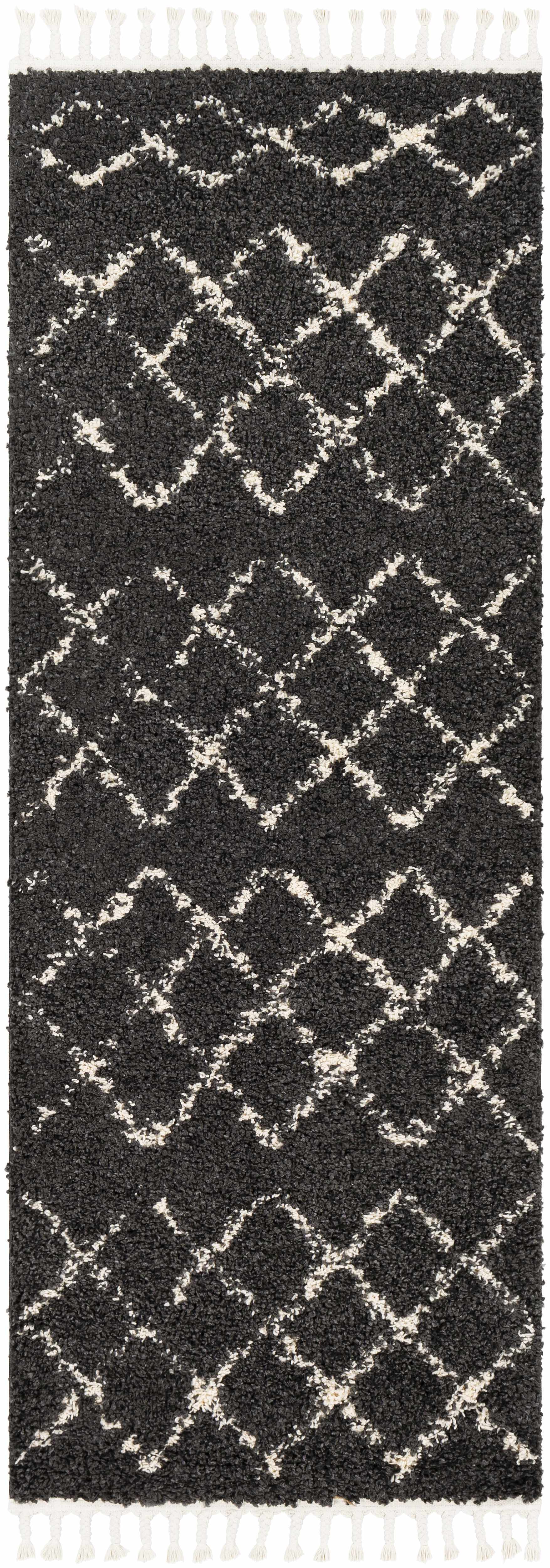 Wallagrass Black Moroccan Shag Rug - Image 6