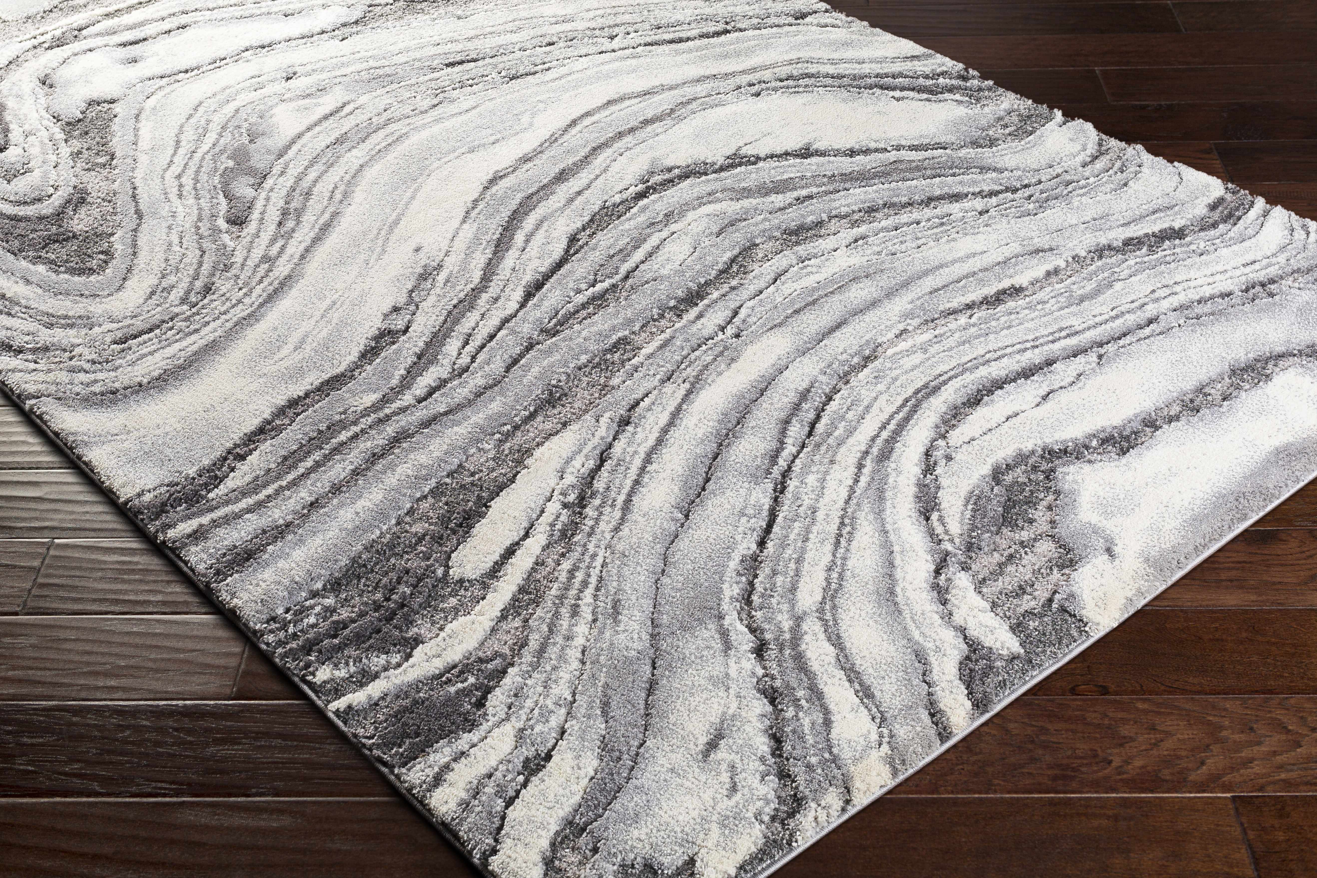 Walloon Gray Marble Thick Rug - Clearance - Image 7